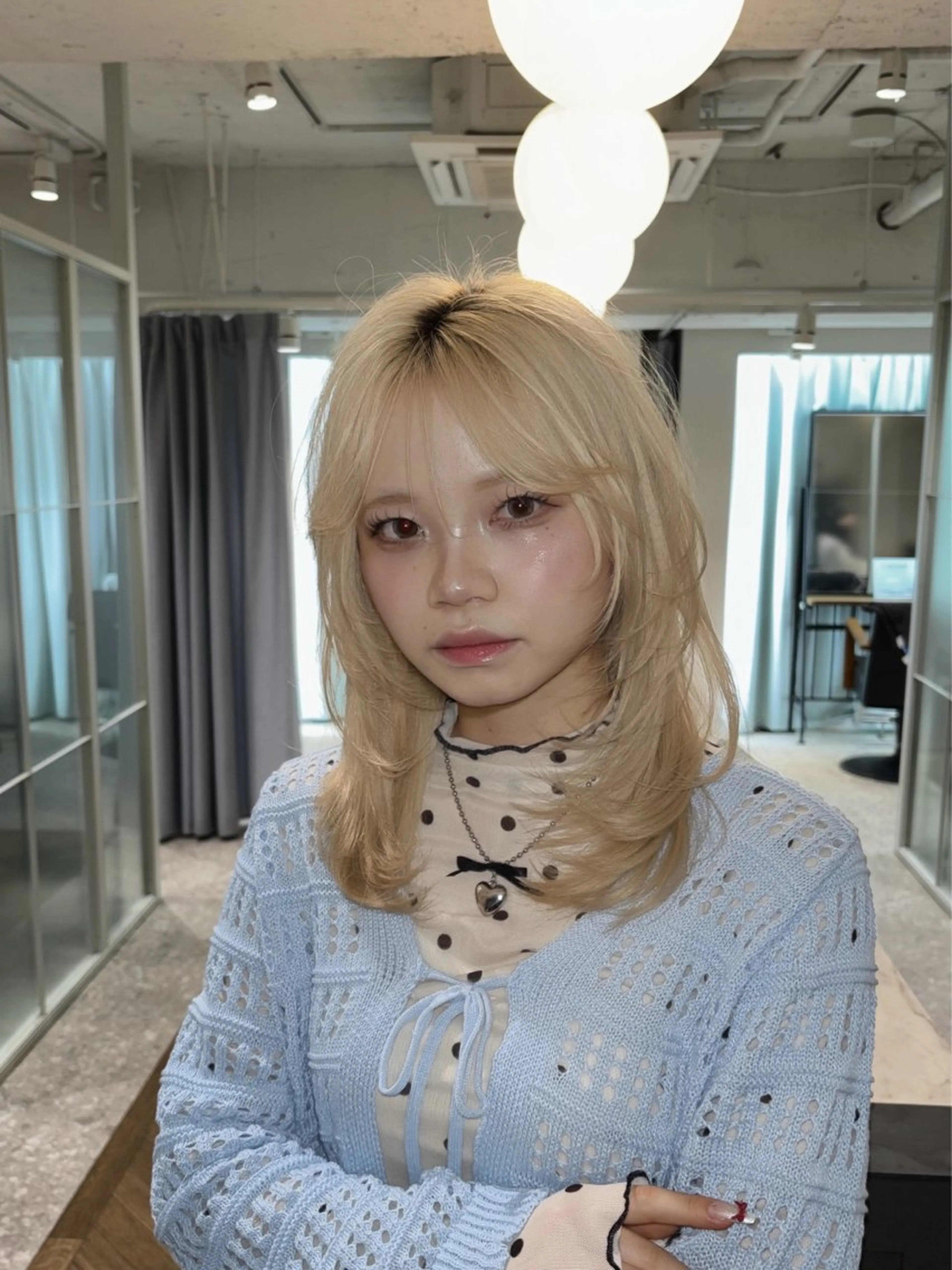 ミディアム カラー [渋谷美容師] 玲弥のヘアスタイル