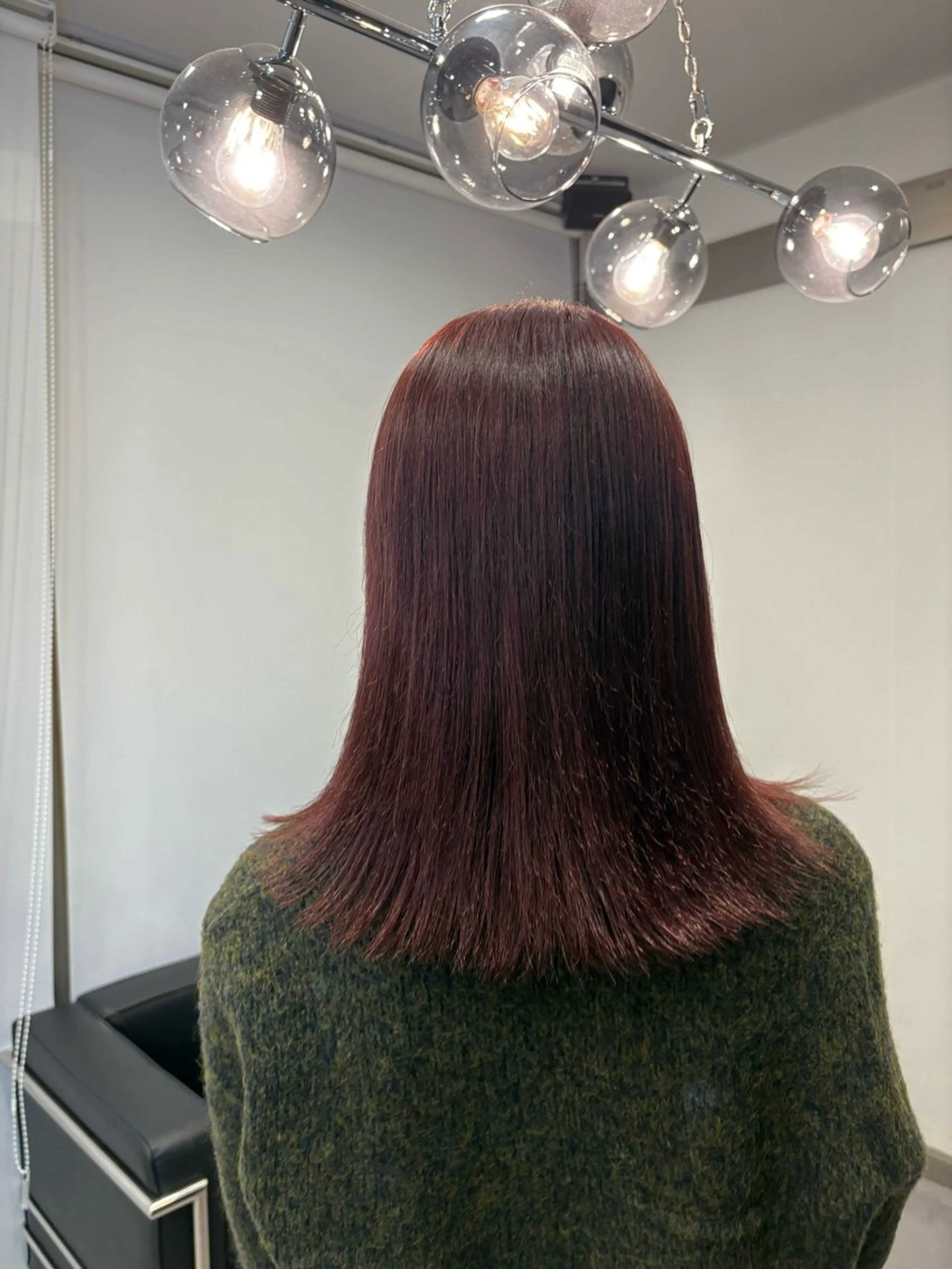 セミロング 善財 康葵のヘアスタイル