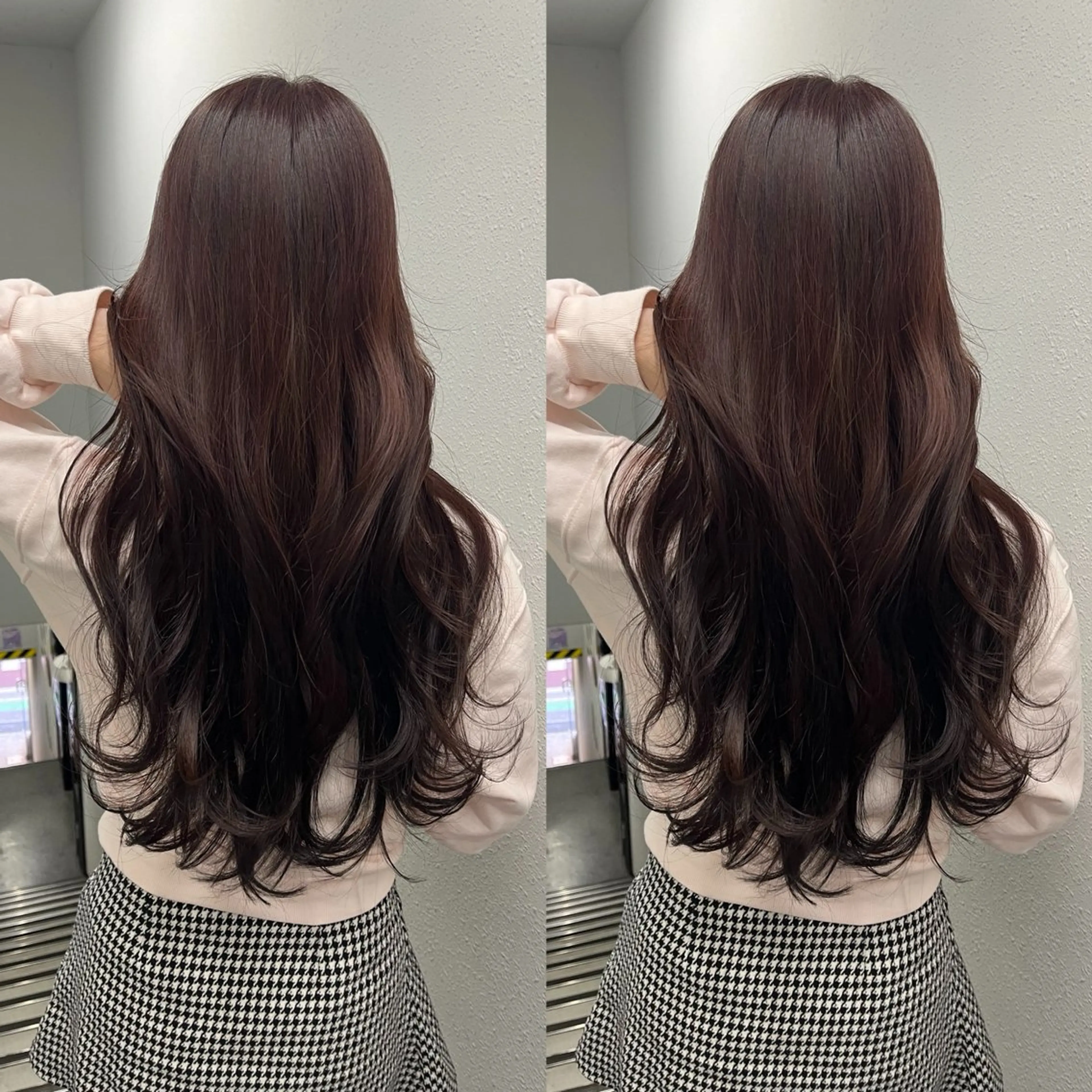 ロング カット ヘアカラー 💗レイヤーショート ボブ艶髪/竜也💗のヘアスタイル