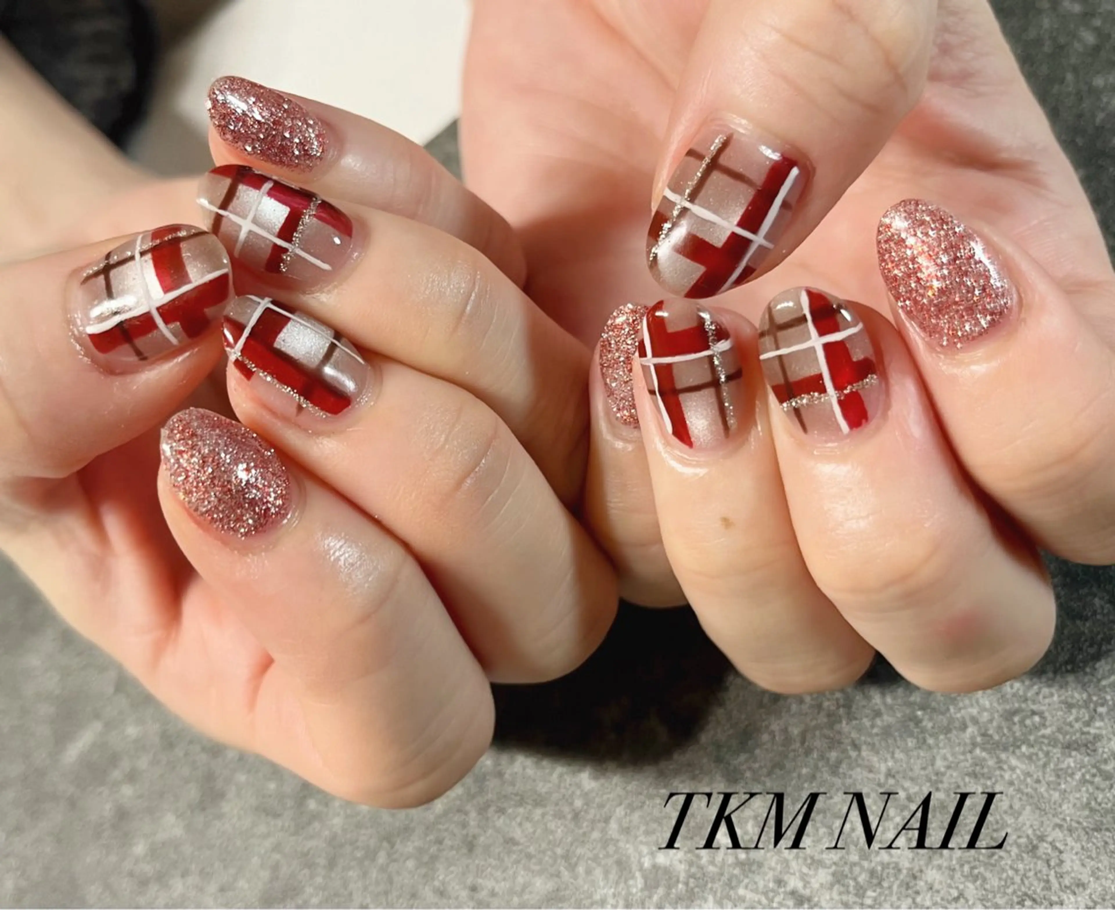 ネイル マグネットネイル シンプルネイル ______ TKM  NAILのネイルデザイン