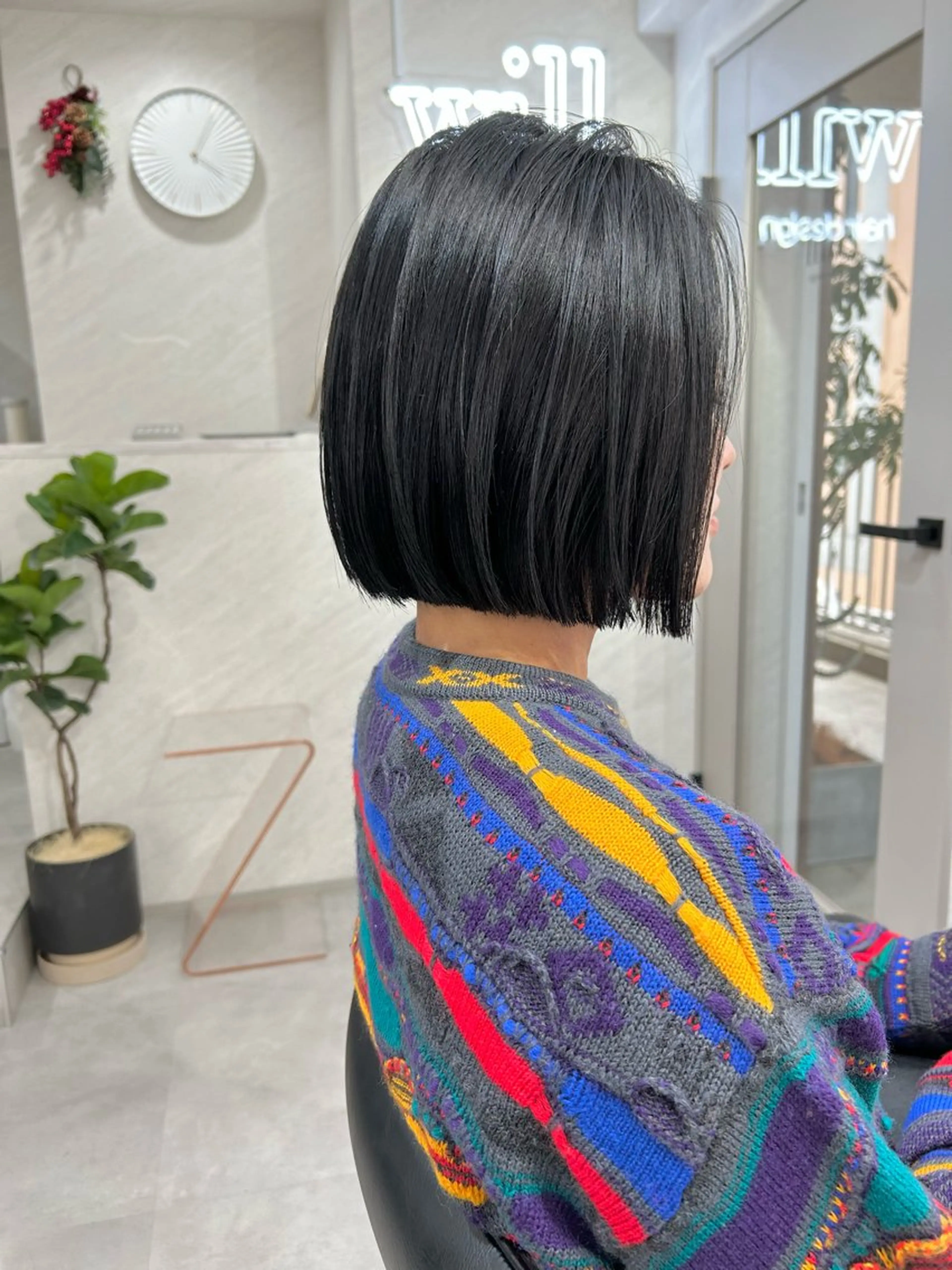 ショート カラー カット ヘアカラー 縮毛矯正 トリートメント 髪質改善will hairdesignのヘアスタイル