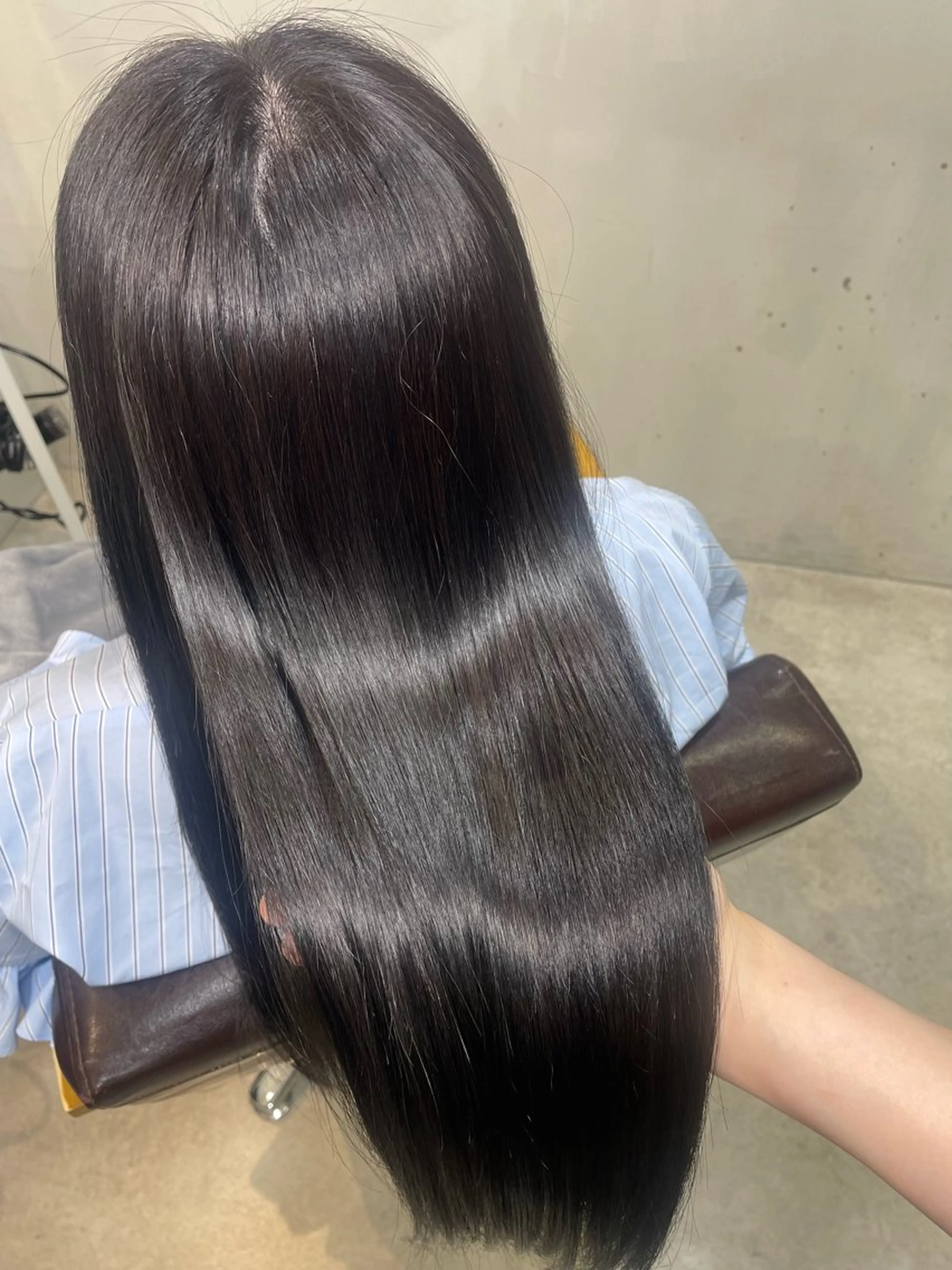 【 艶感UP❣️ 】髪質改善カラー✨️+トリートメントの写真