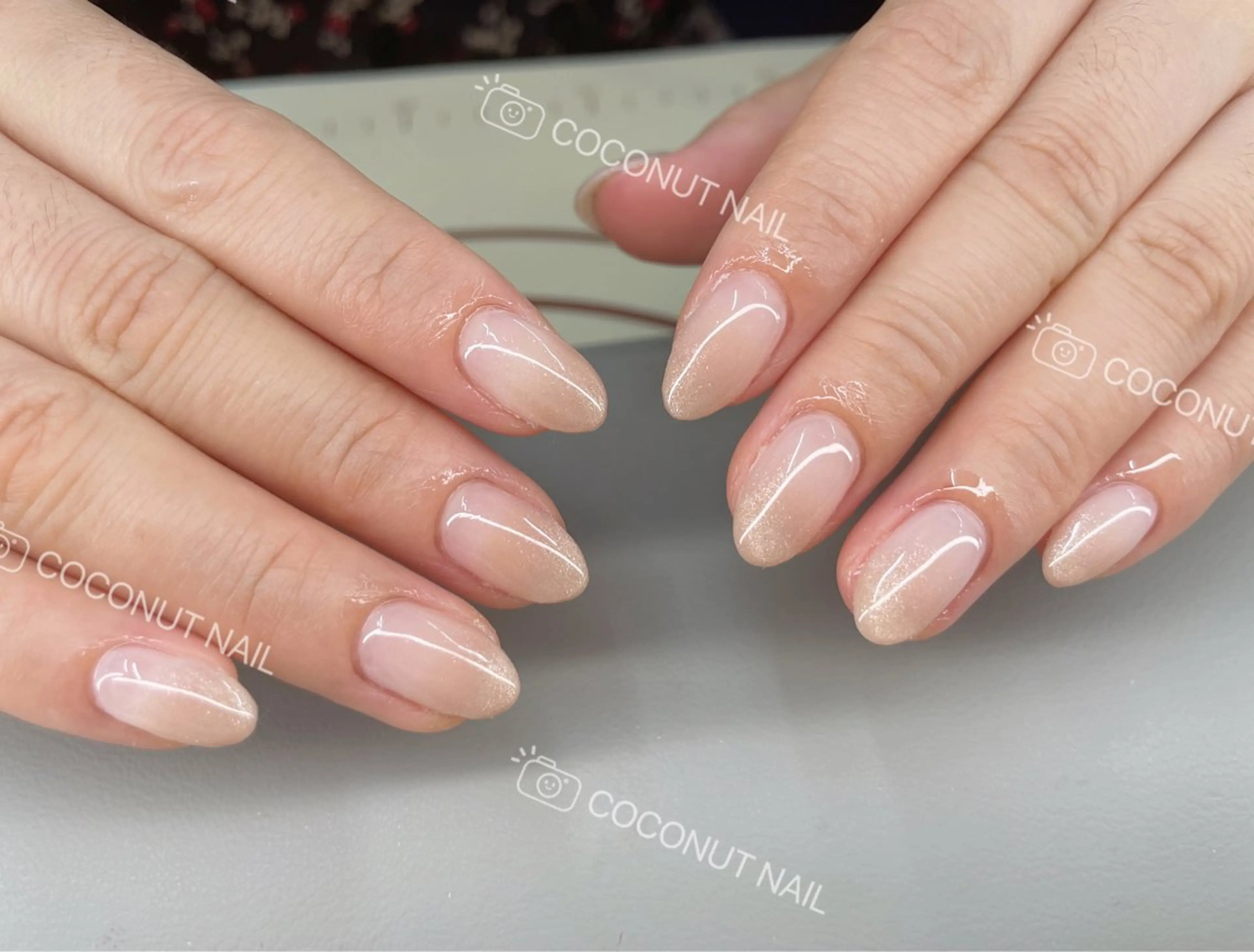 ネイル ハンドネイル 神田 ココナッツのネイルデザイン