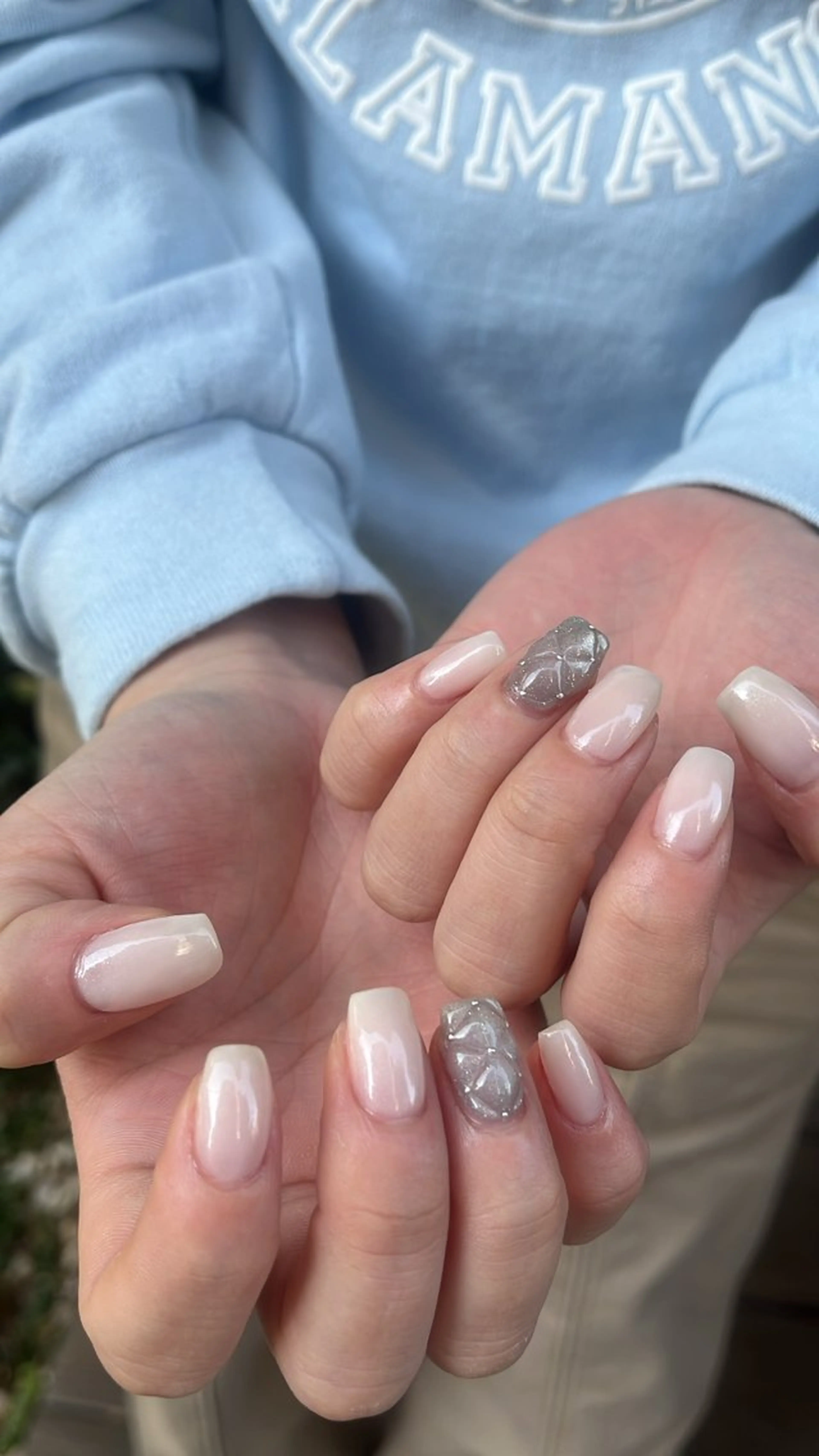 ネイル ニュアンスネイル シンプルネイル ハンドネイル SAKU  nail[サクネイル]所属・SAKU nail 作島茜のネイルデザイン