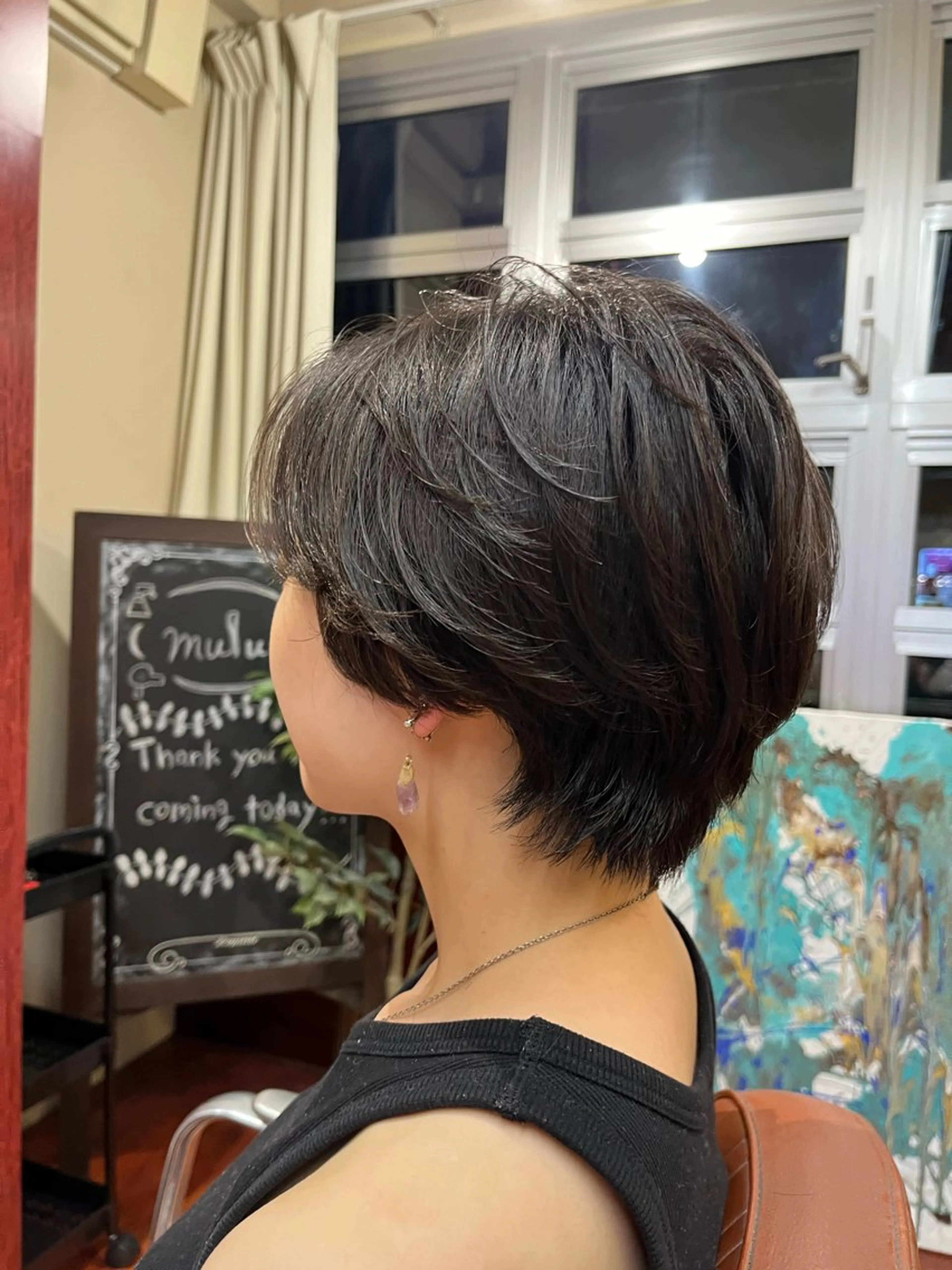 ショート パーマ ニュアンスパーマ カット パーマ mulum所属・ボブパーマ/ ウルフパーマ原科🪴のヘアスタイル