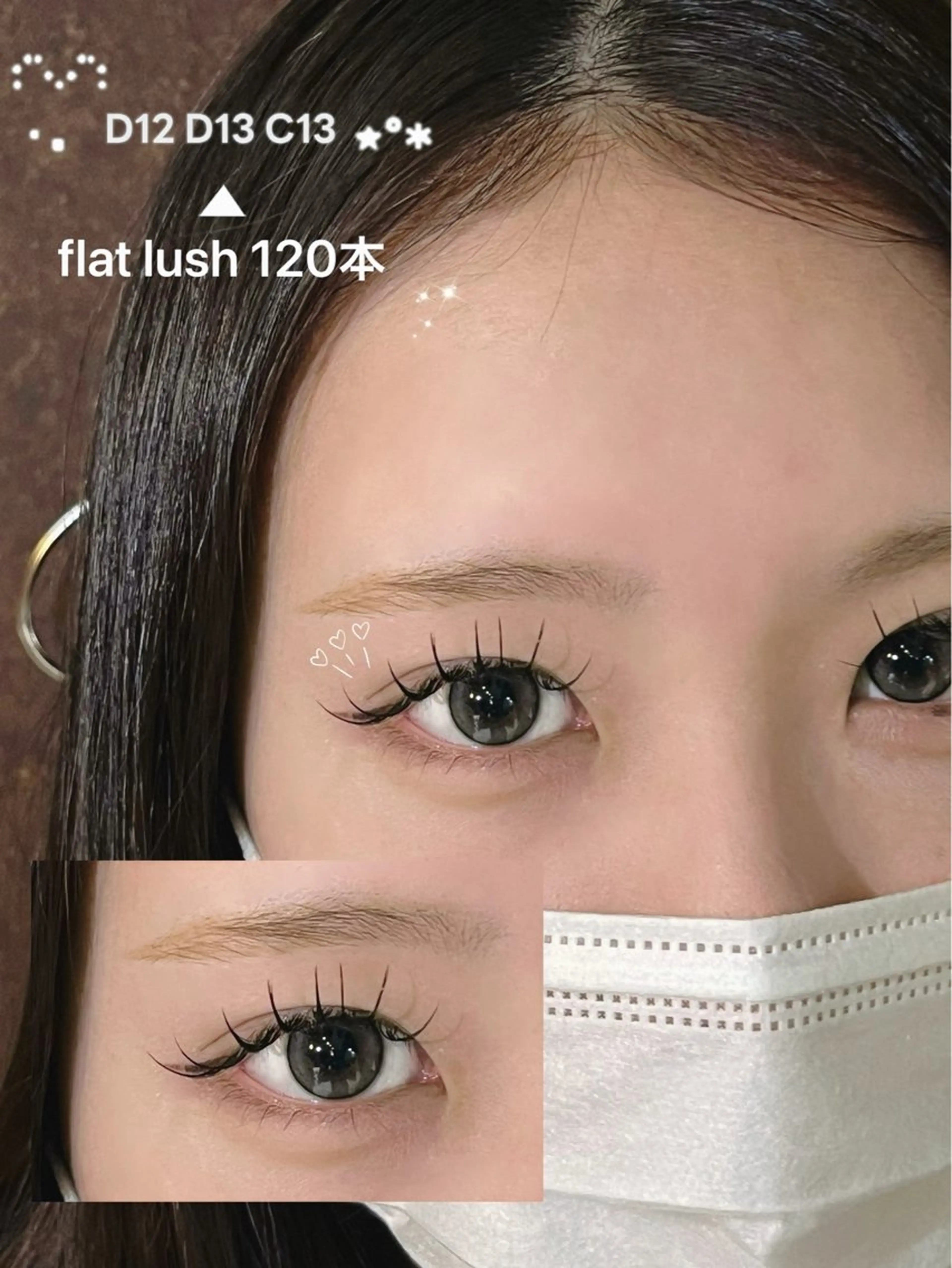 マツエク・マツパ eyelash ／juri⭐︎のマツエク・マツパデザイン