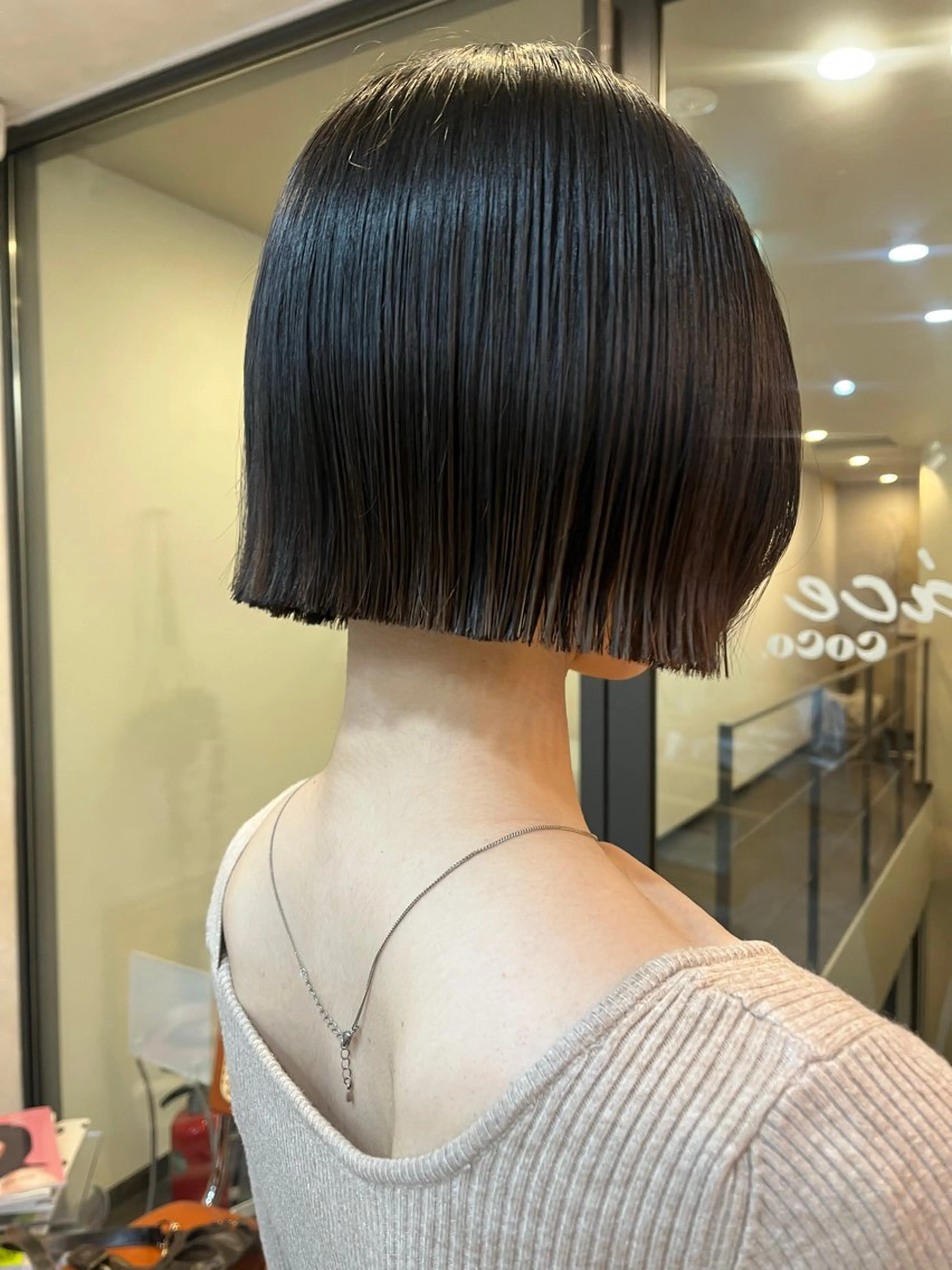 ショート ボブ カット レイヤー/暖色/ 髪質改善/永礼芳果のヘアスタイル