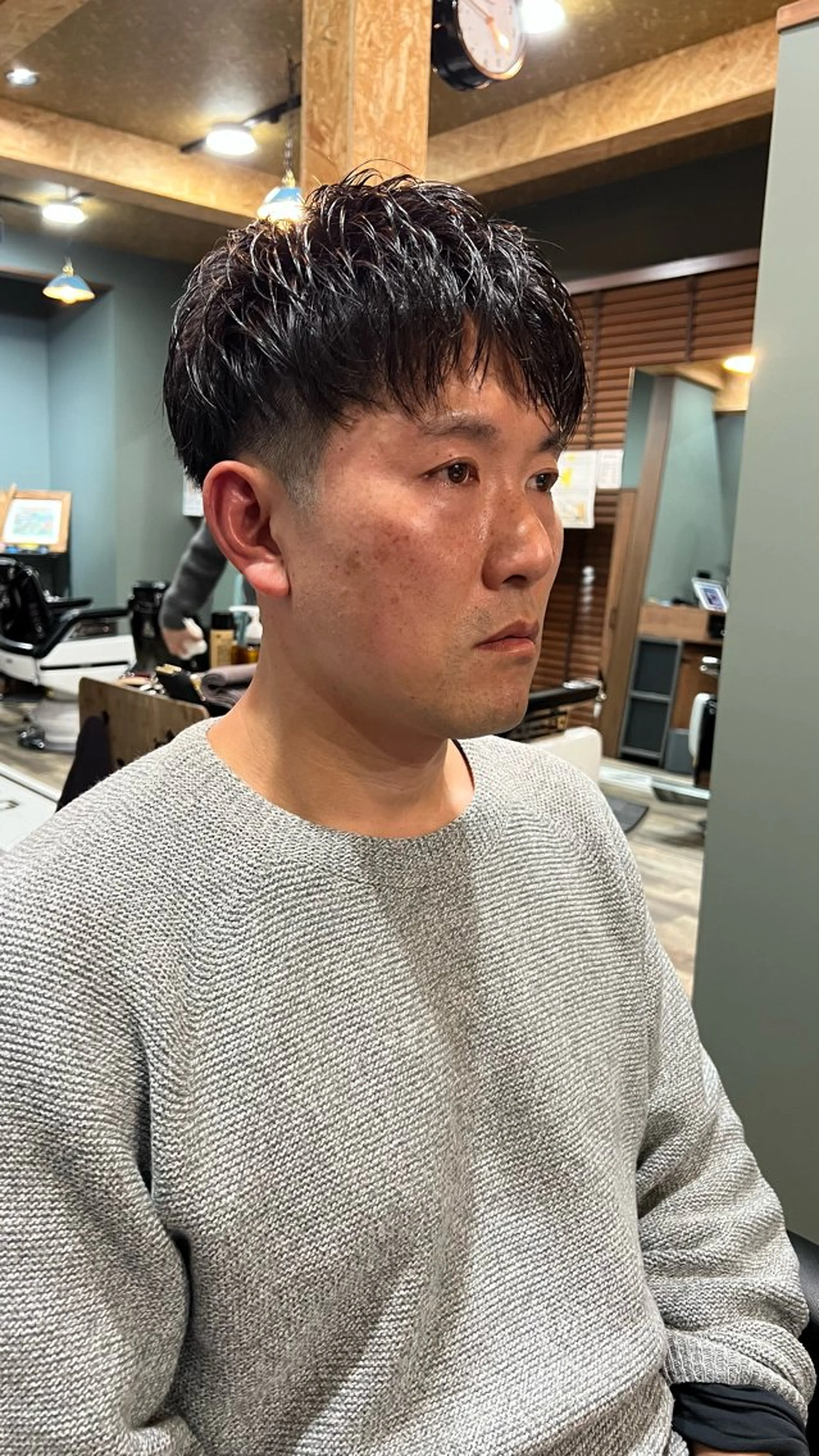 ショート メンズ 荻沼 快のヘアスタイル