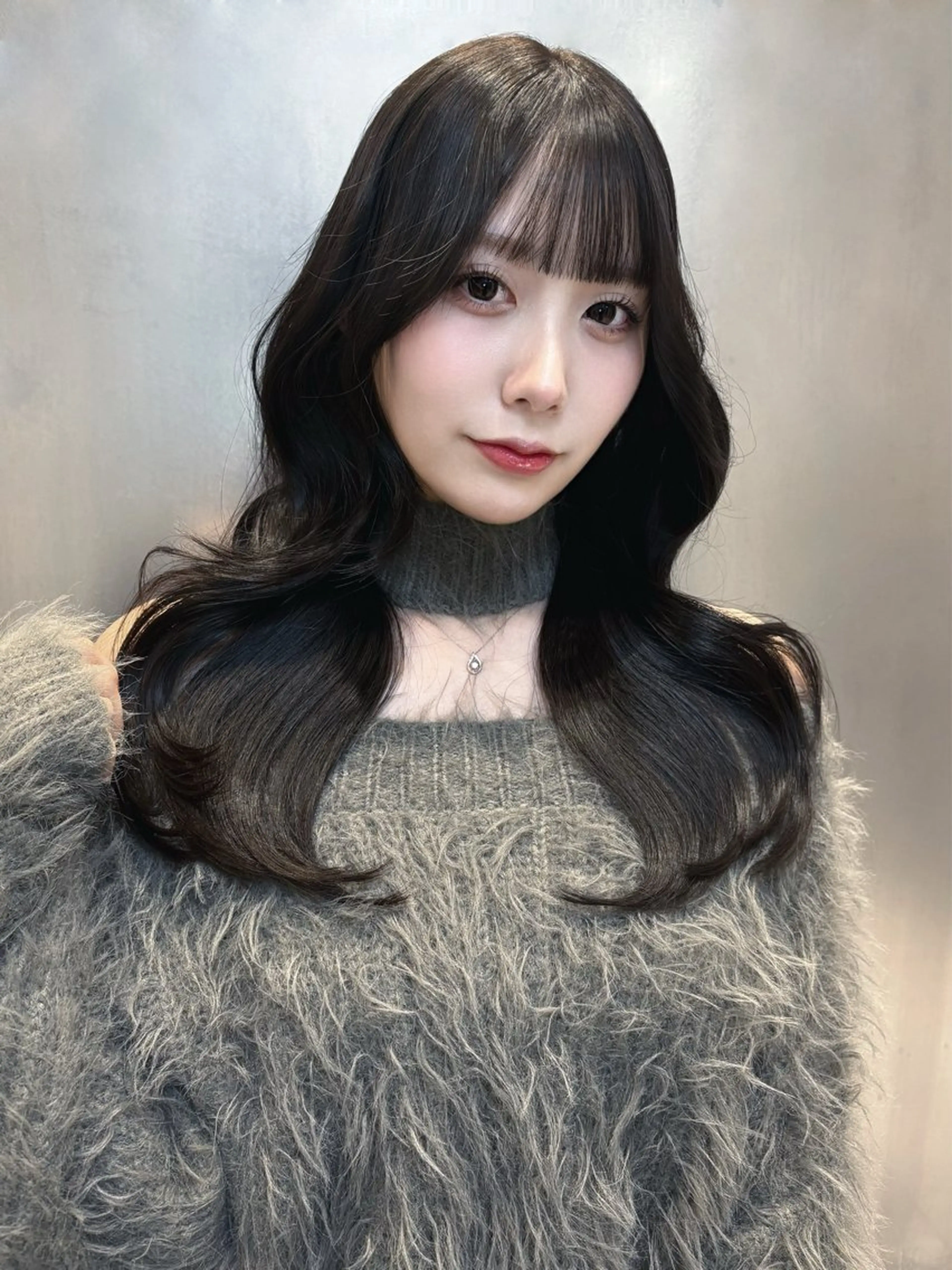 ロング カラー ヘアアレンジ 透明感カラー くびれヘア 髪質改善 韓国風ヘア レイヤーカット Mion /CODE.のヘアスタイル