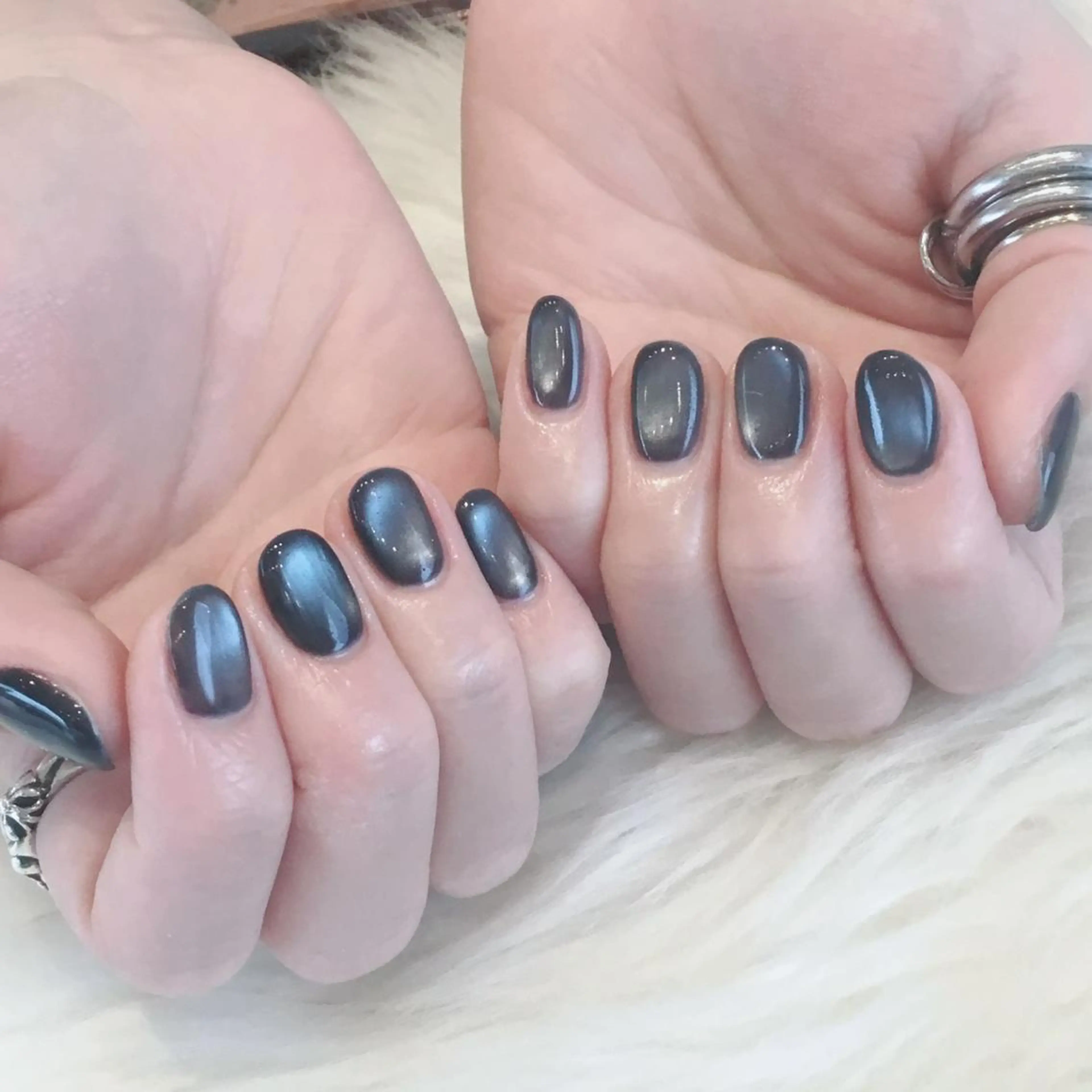 ネイル マグネットネイル ハンドネイル Kanai Harukaのネイルデザイン