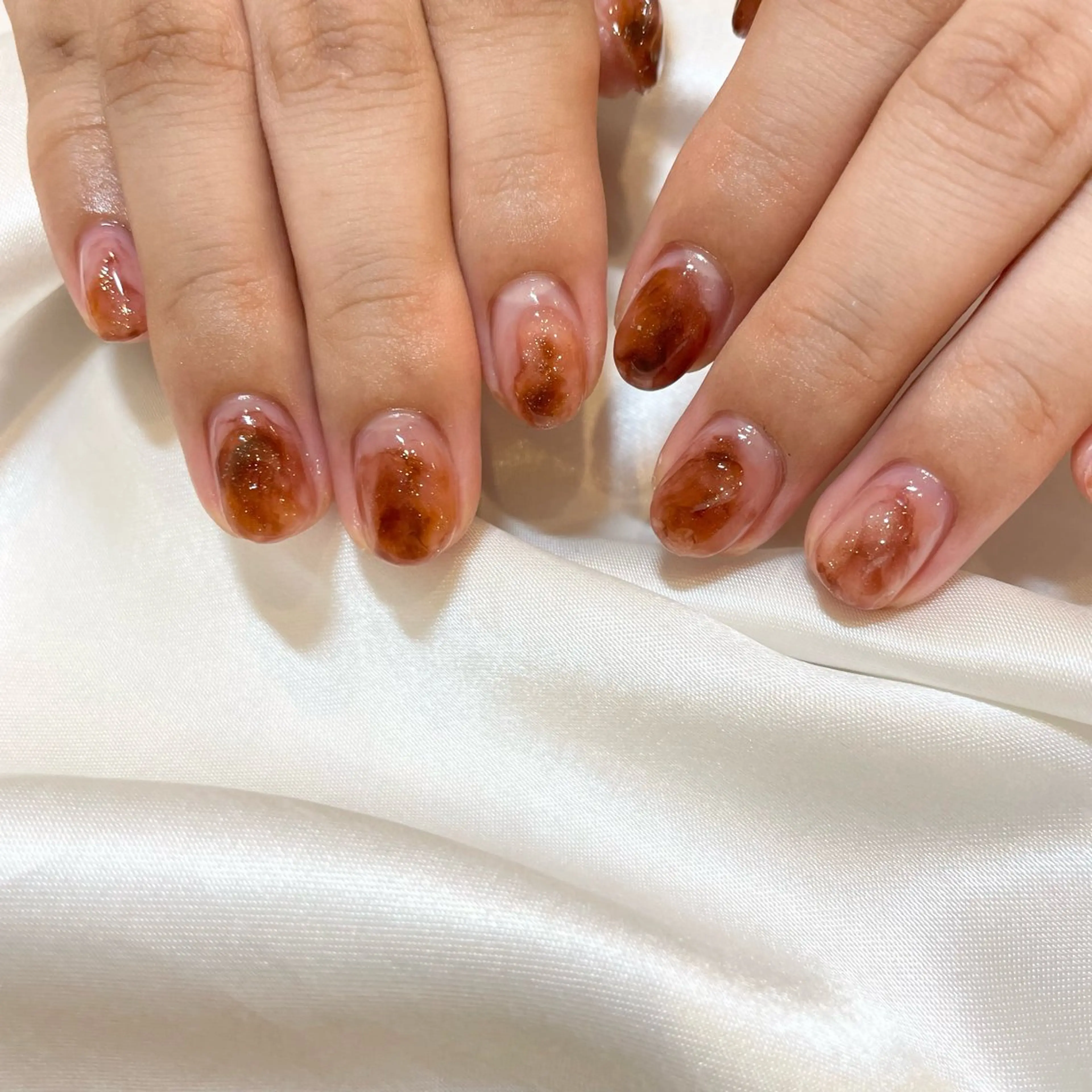 ネイル クリアネイル ニュアンスネイル ぷっくりネイル ハンドネイル ui nailのネイルデザイン