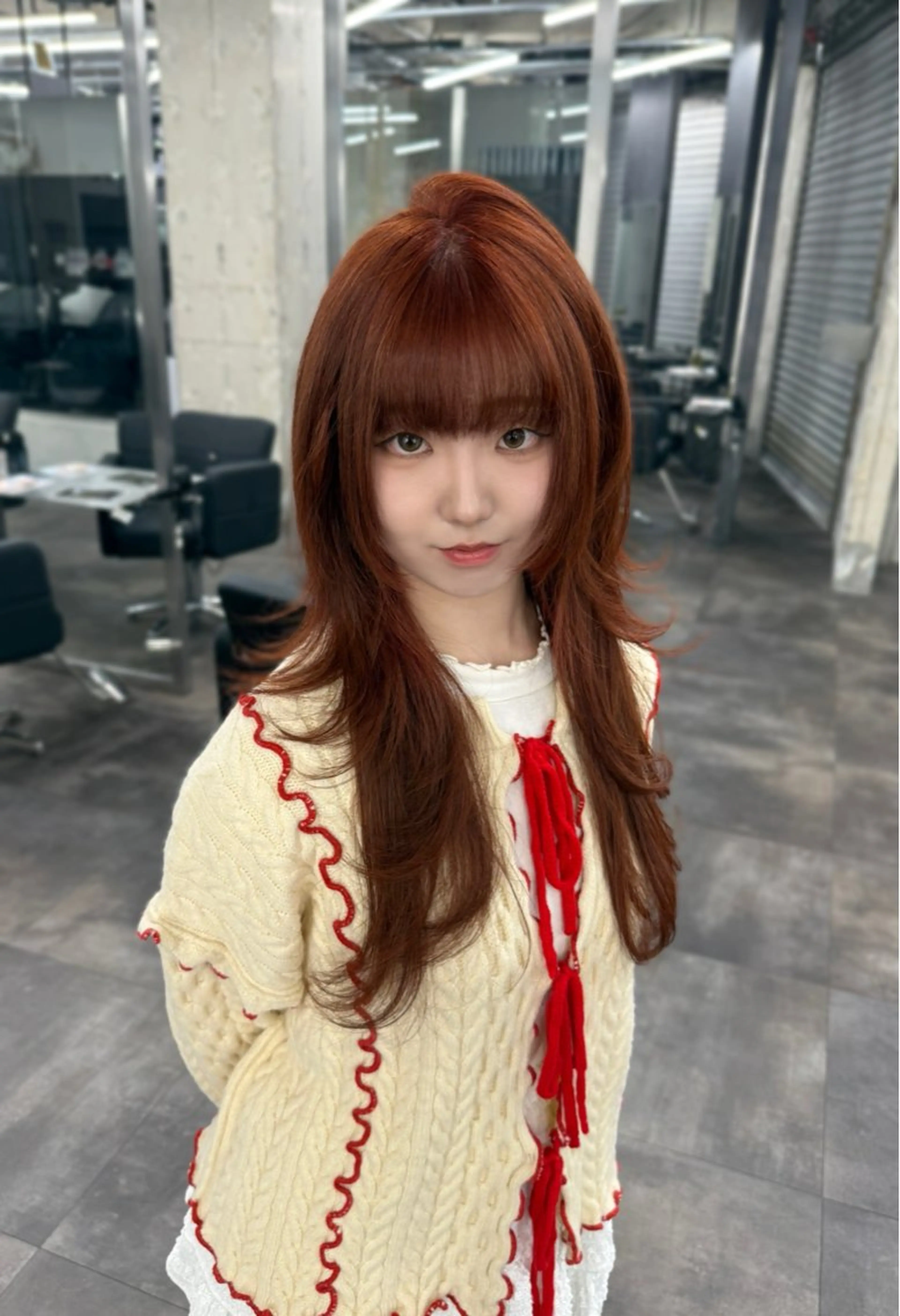 ロング カラー ブリーチ 透明感カラー ハイトーンカラー 縮毛矯正 RYOTA /GARTE髪質改善のヘアスタイル