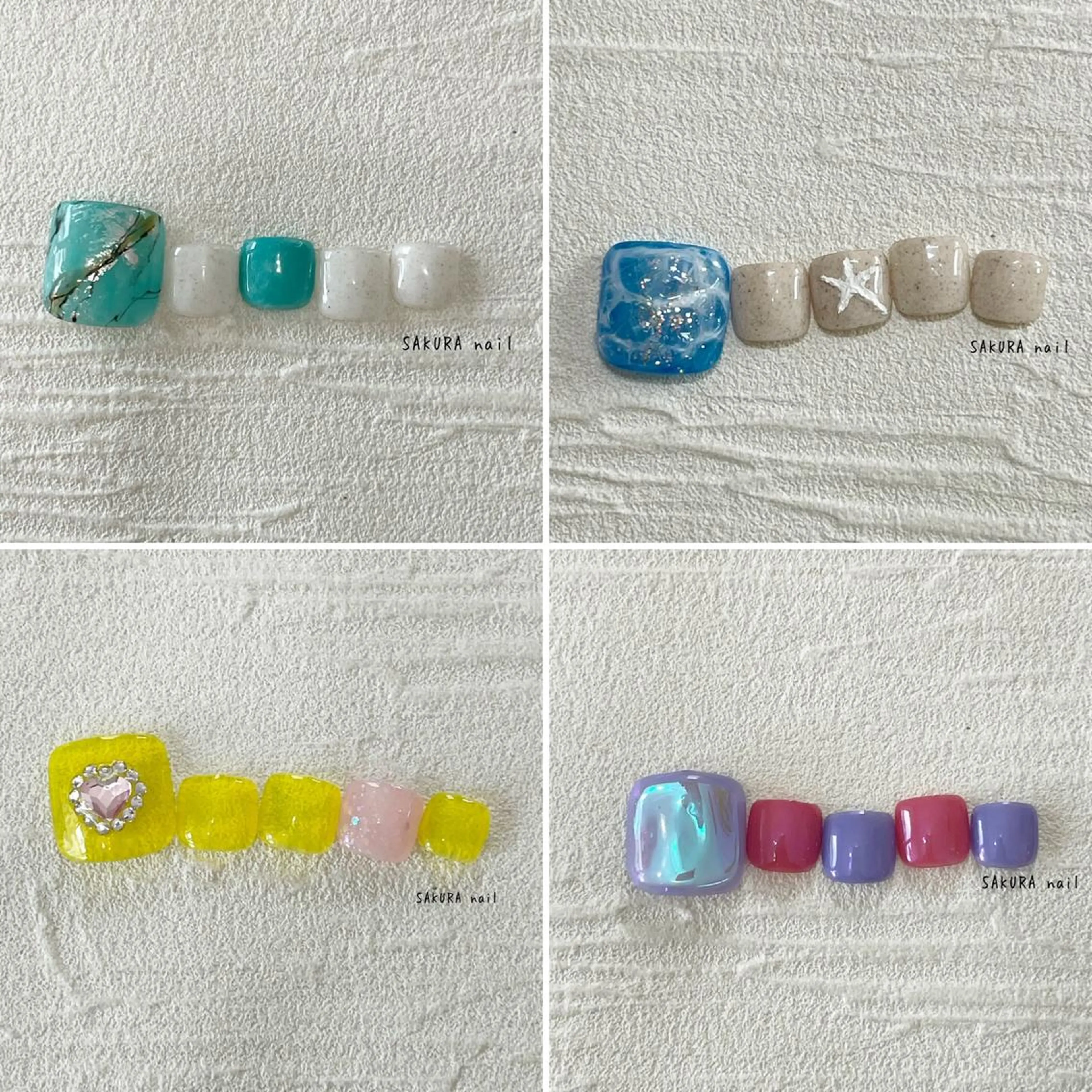 ネイル フットネイル SAKURA nailのネイルデザイン