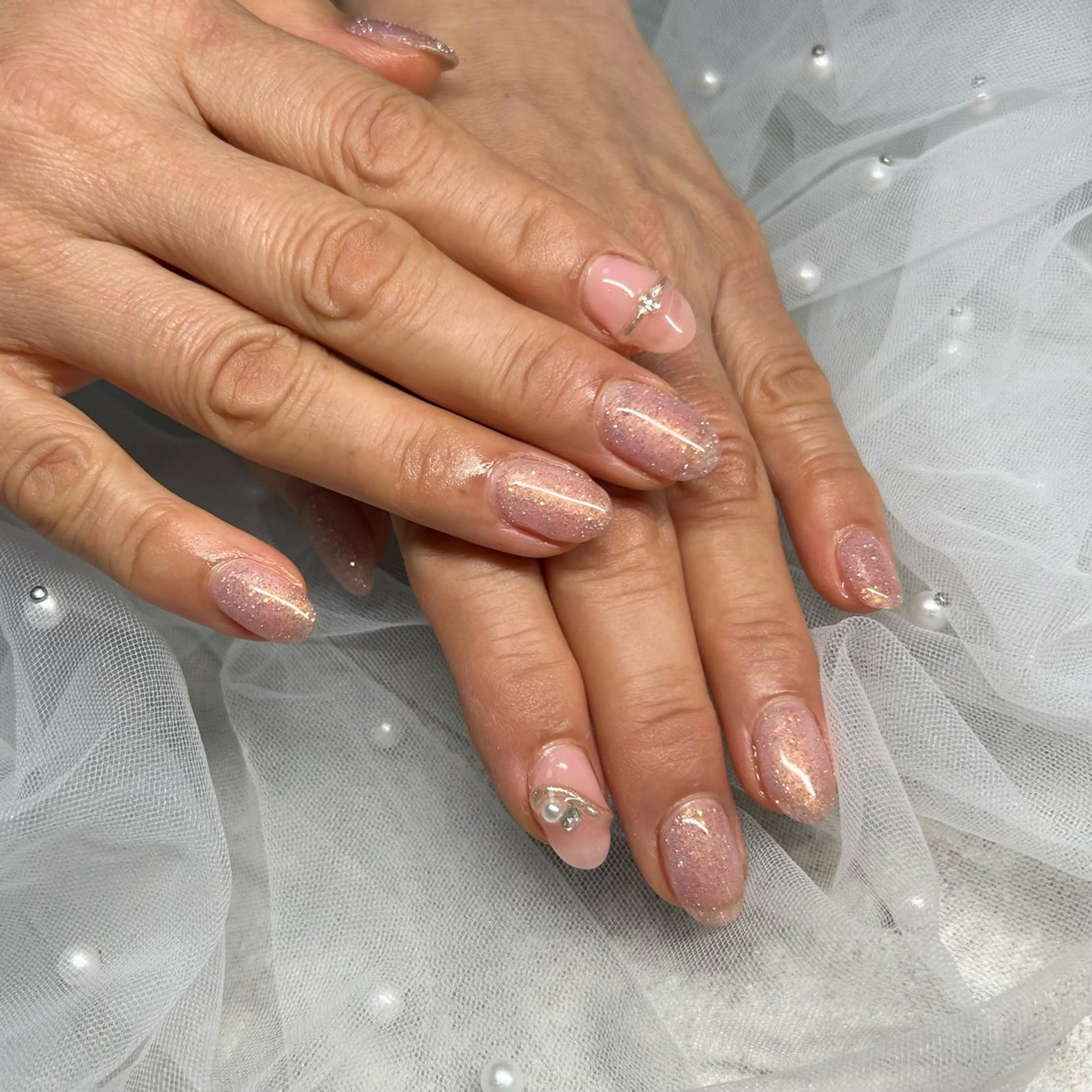 ネイル アートネイル ハンドネイル ten nail salon　かえでのネイルデザイン