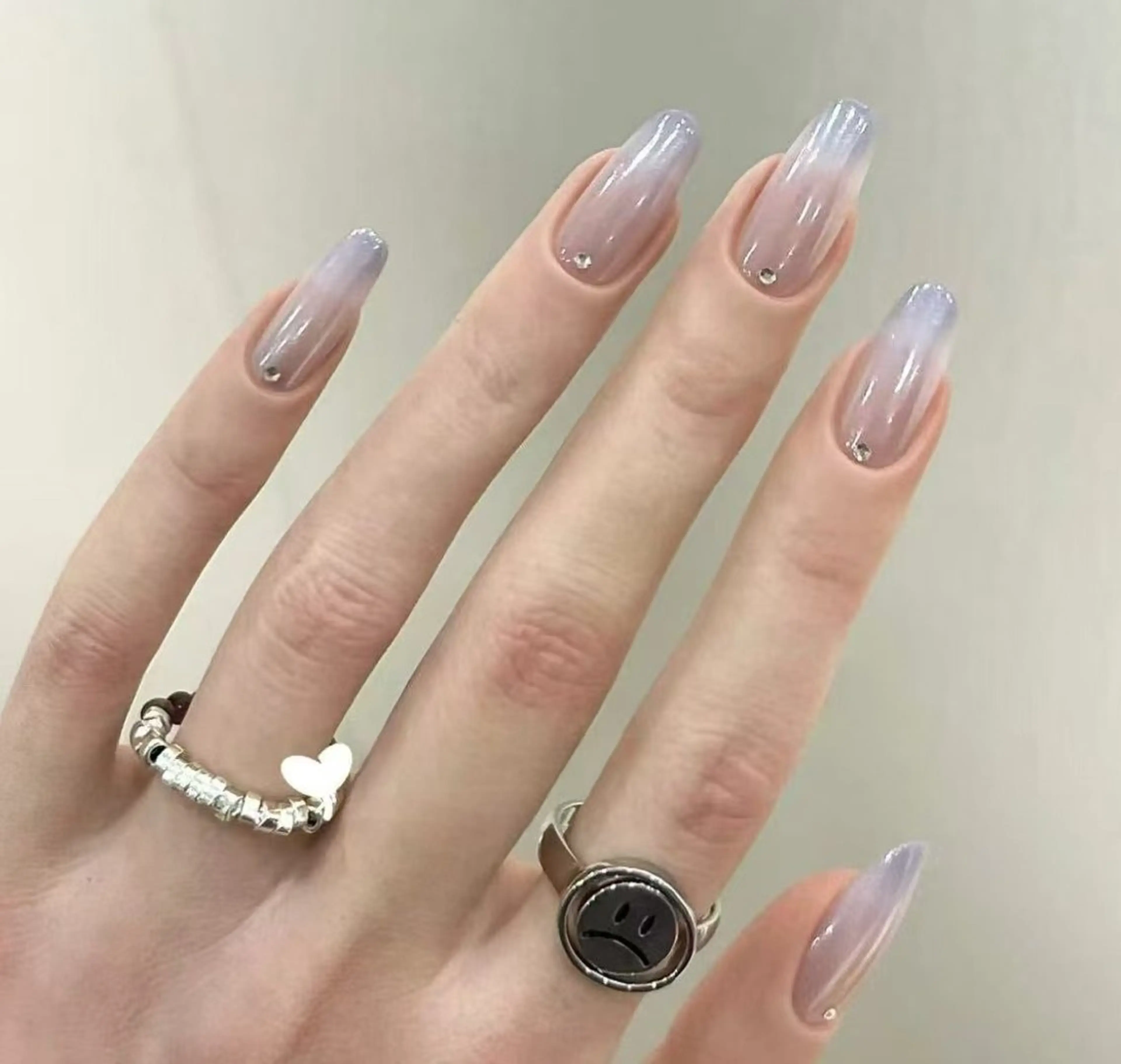 ネイル オーロラネイル フラワーネイル フットネイル フレンチネイル ジェルネイル ハンドネイル BabyYouMi ねねのネイルデザイン