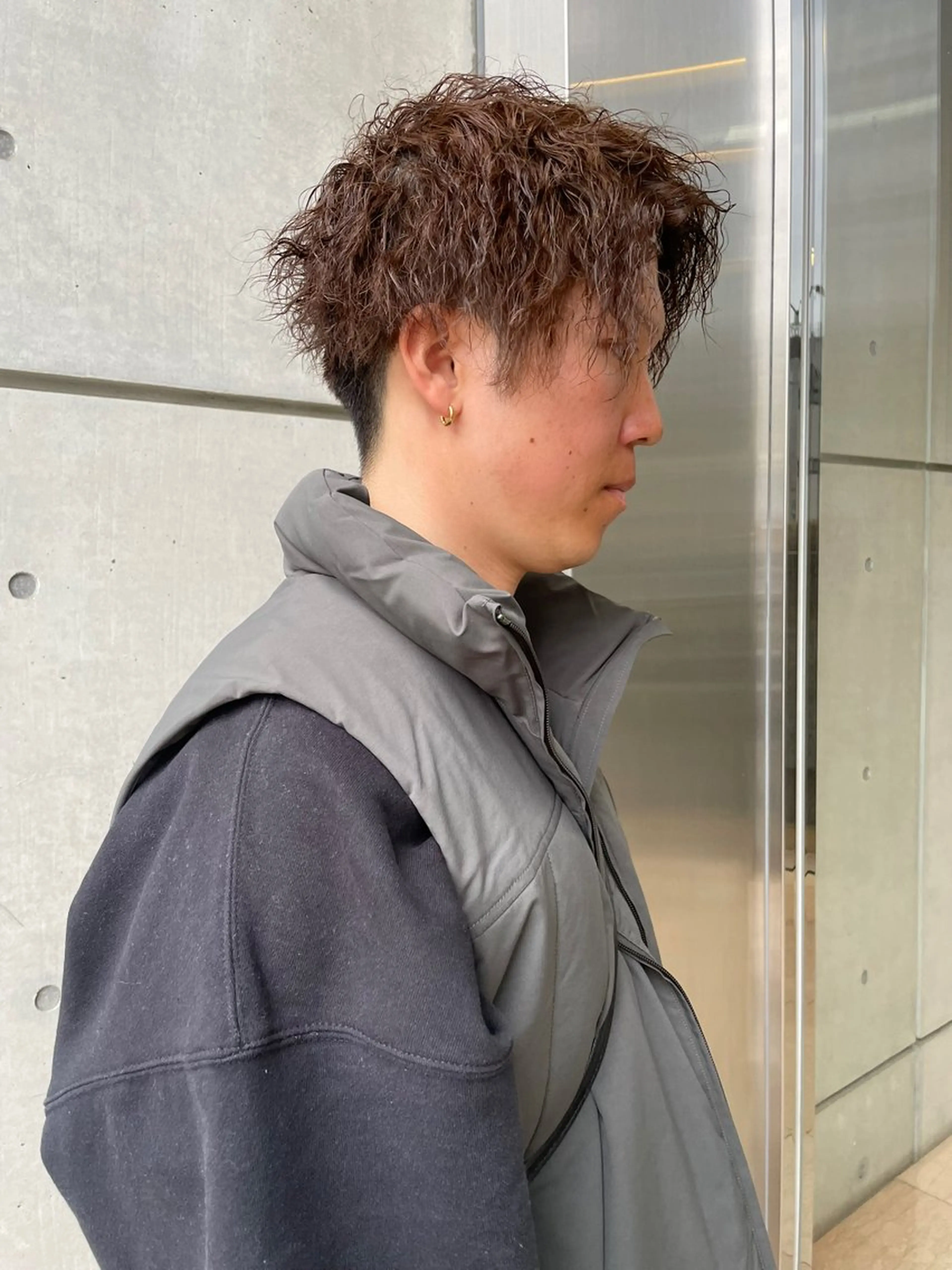 ショート パーマ メンズ パーマ特化 motooのヘアスタイル