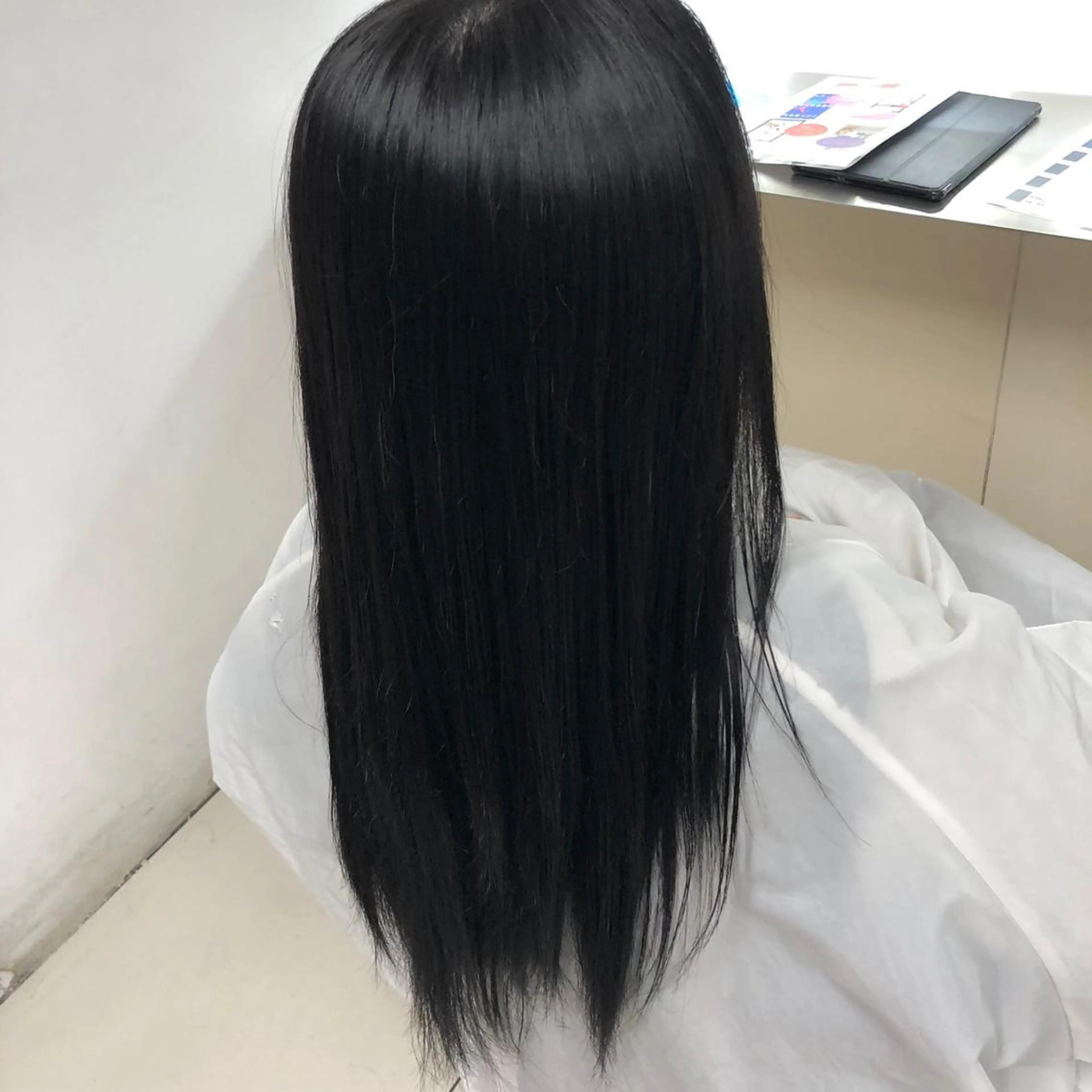 ロング カラー まつ毛/アイブロウ /髪質改善カラーのヘアスタイル