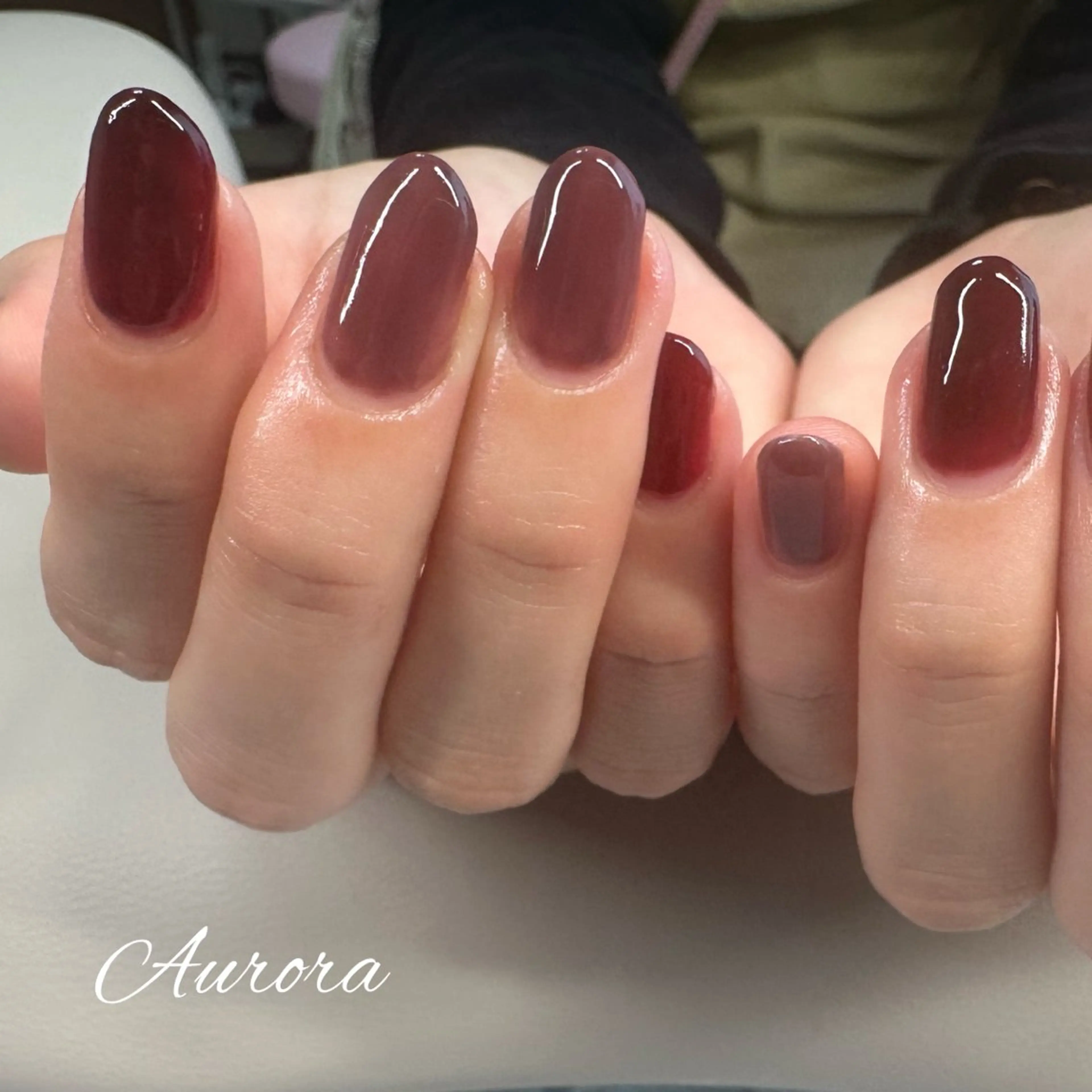 ネイル ワンカラーネイル Aurora所属・Aurora kayoのネイルデザイン