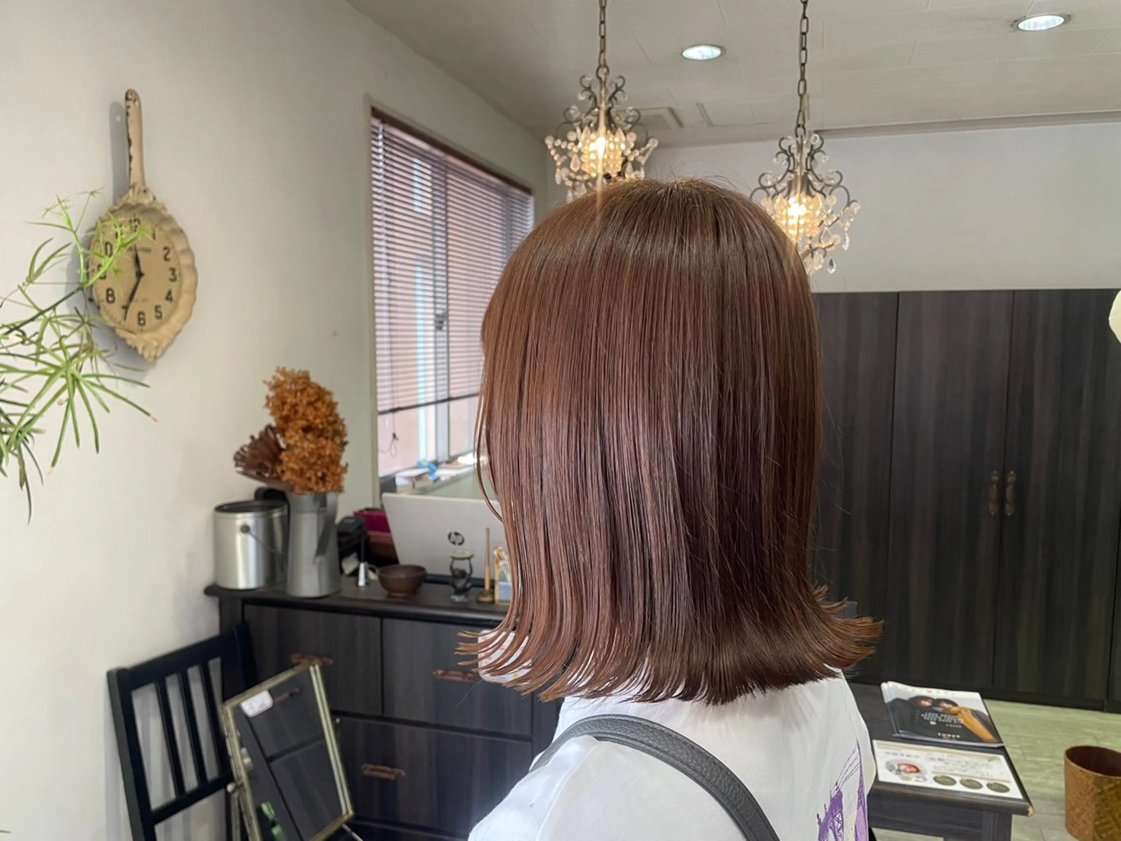 ミディアム 韓国ボブ👩🇰🇷 小野絢未のヘアスタイル