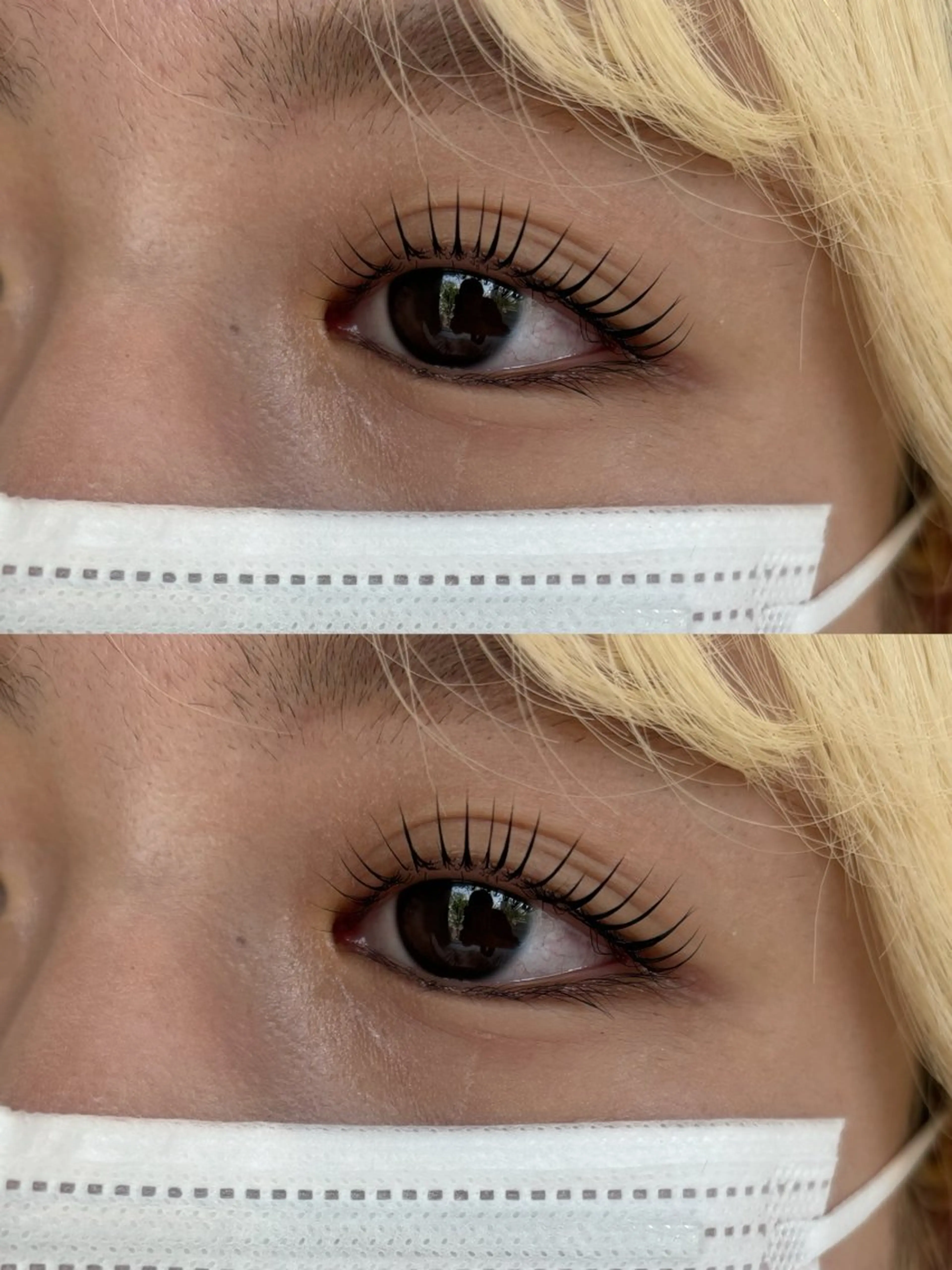 まつ毛に優しく最強可愛い🎀👀　　　パリジェンヌorまつげパーマ+トリートメント+束感コーティング仕上げの写真