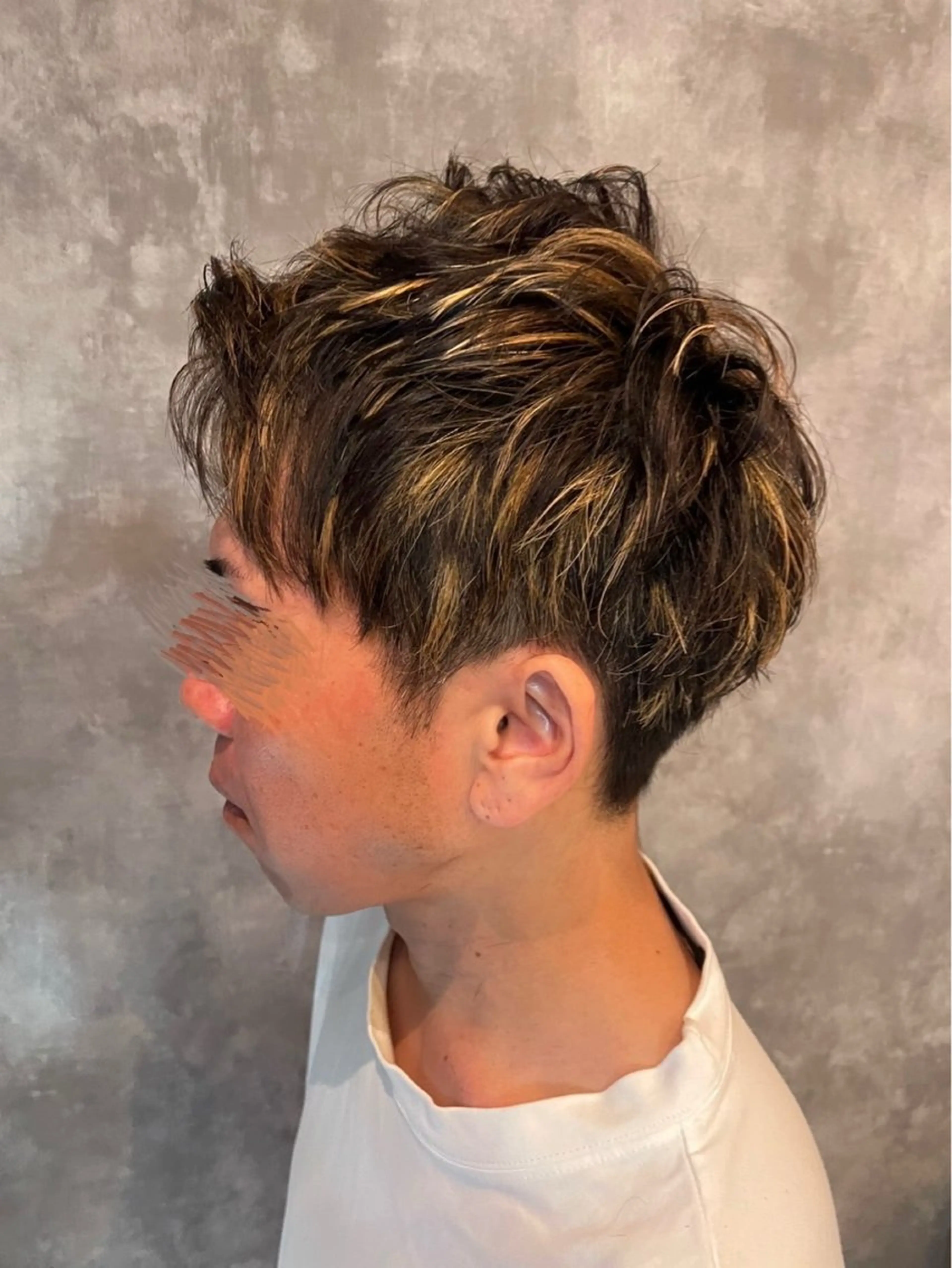 【ハイライト】ハイライト+全体カラー+トリートメントの写真