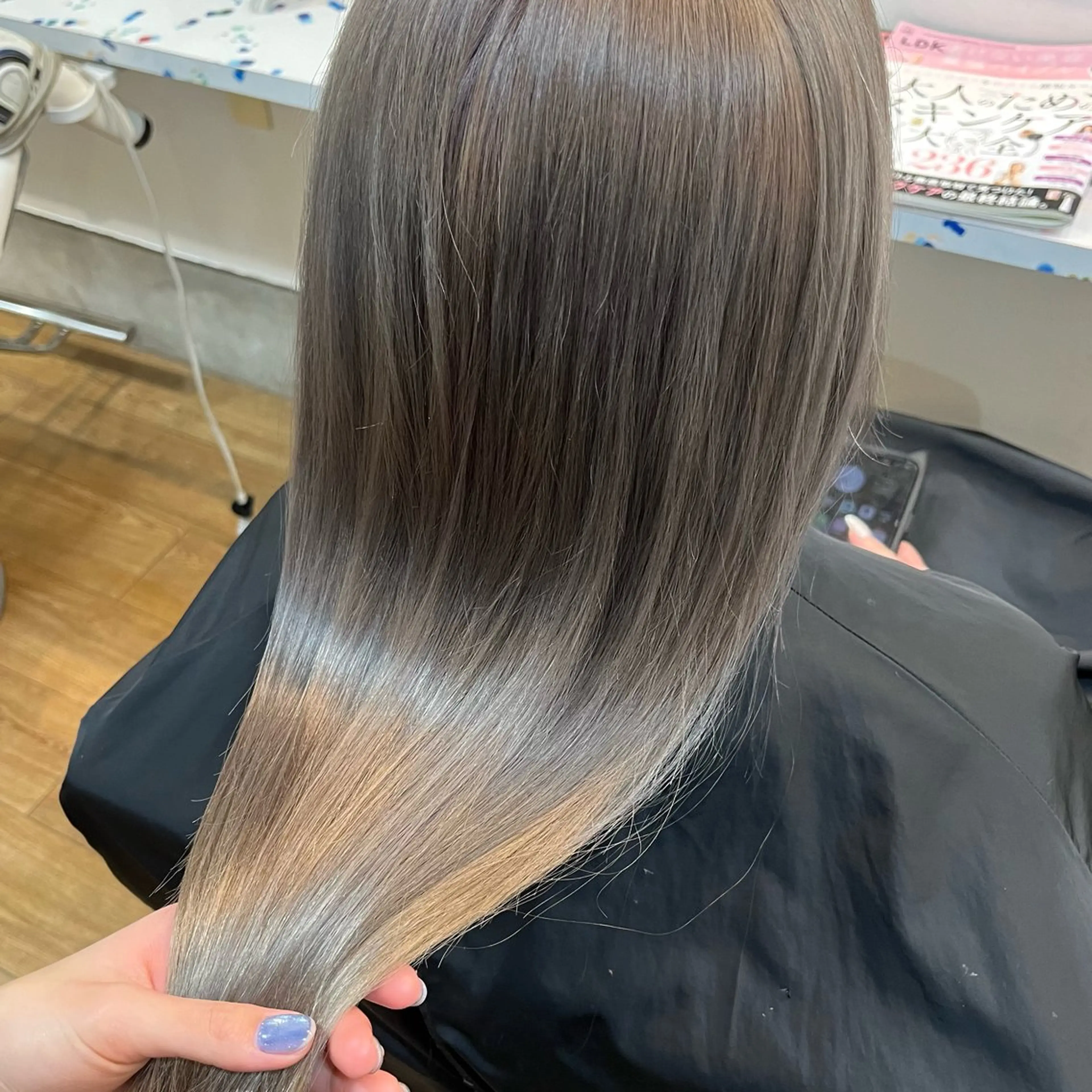 セミロング カラー &so.／ meru🐑🌱のヘアスタイル