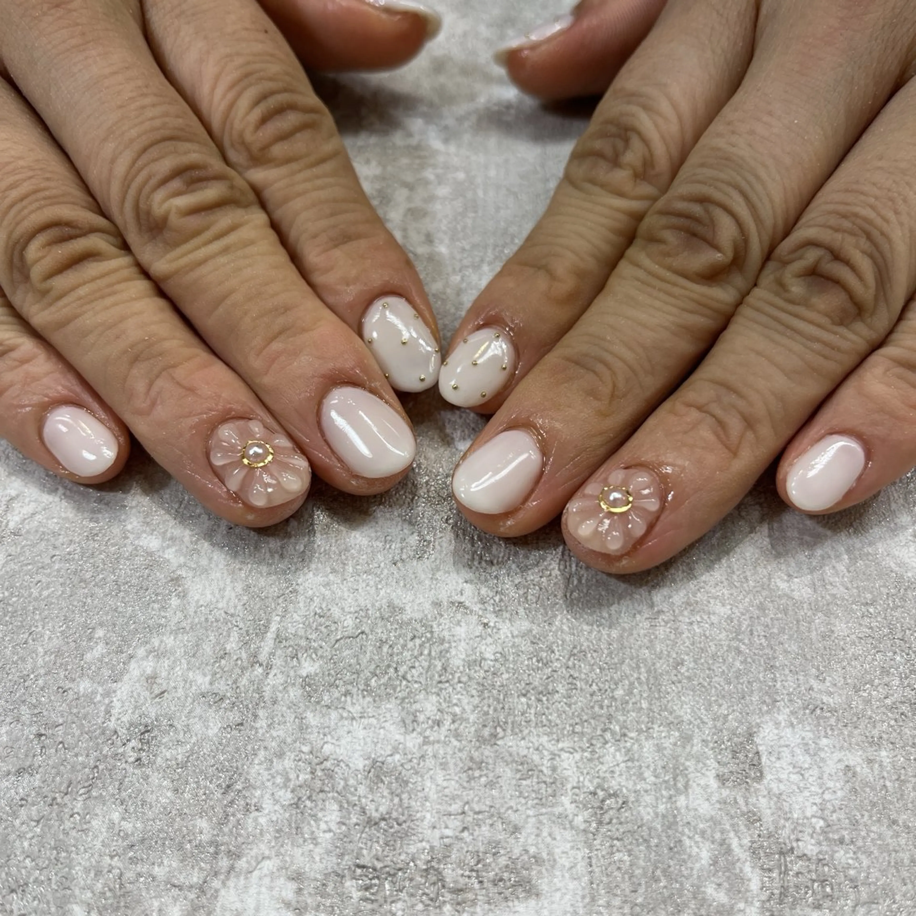 ネイル ハンドネイル 大島 玲奈のネイルデザイン