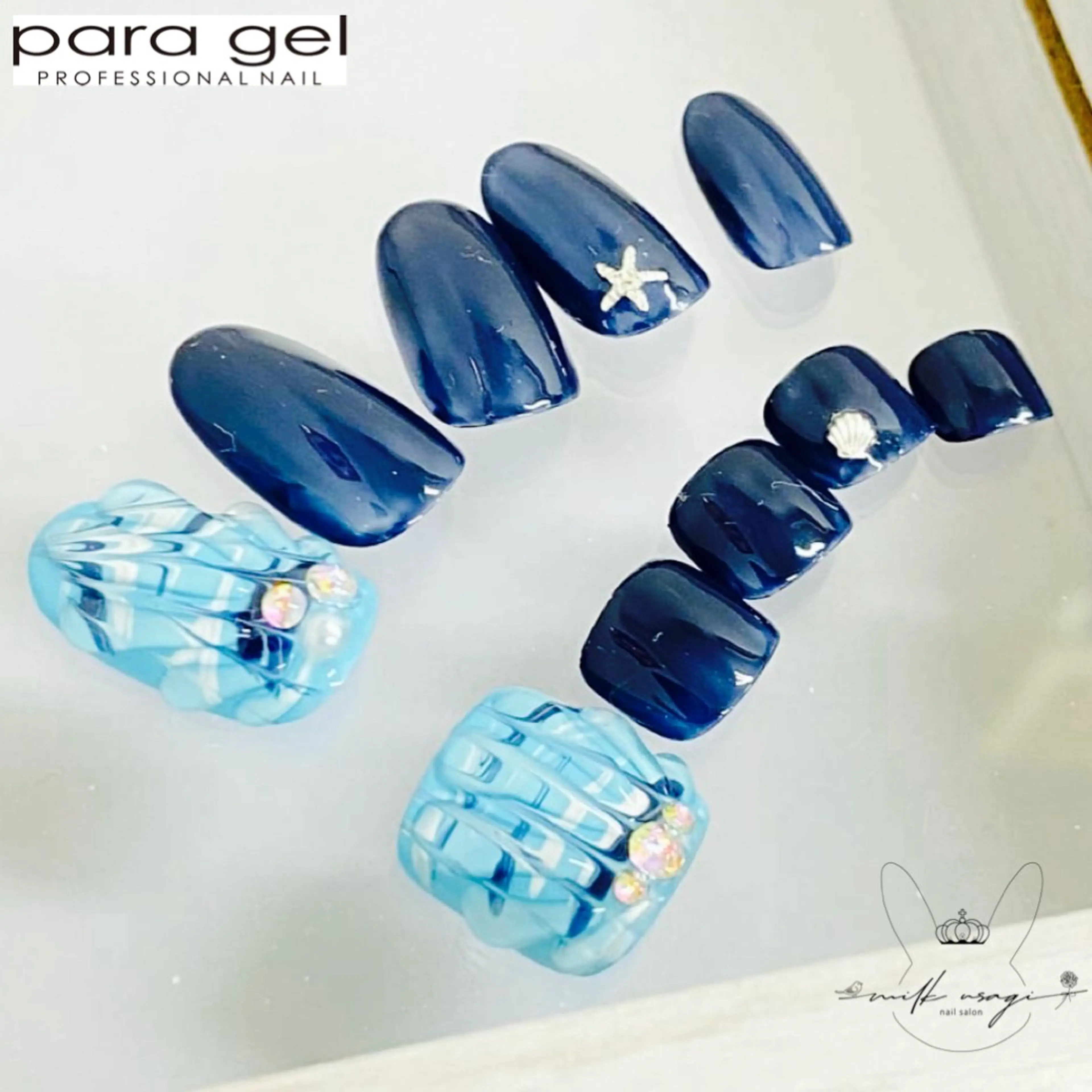 ネイル パラジェル専門店　認定サロンMILK USAGI三宮店所属・石堂 香のネイルデザイン