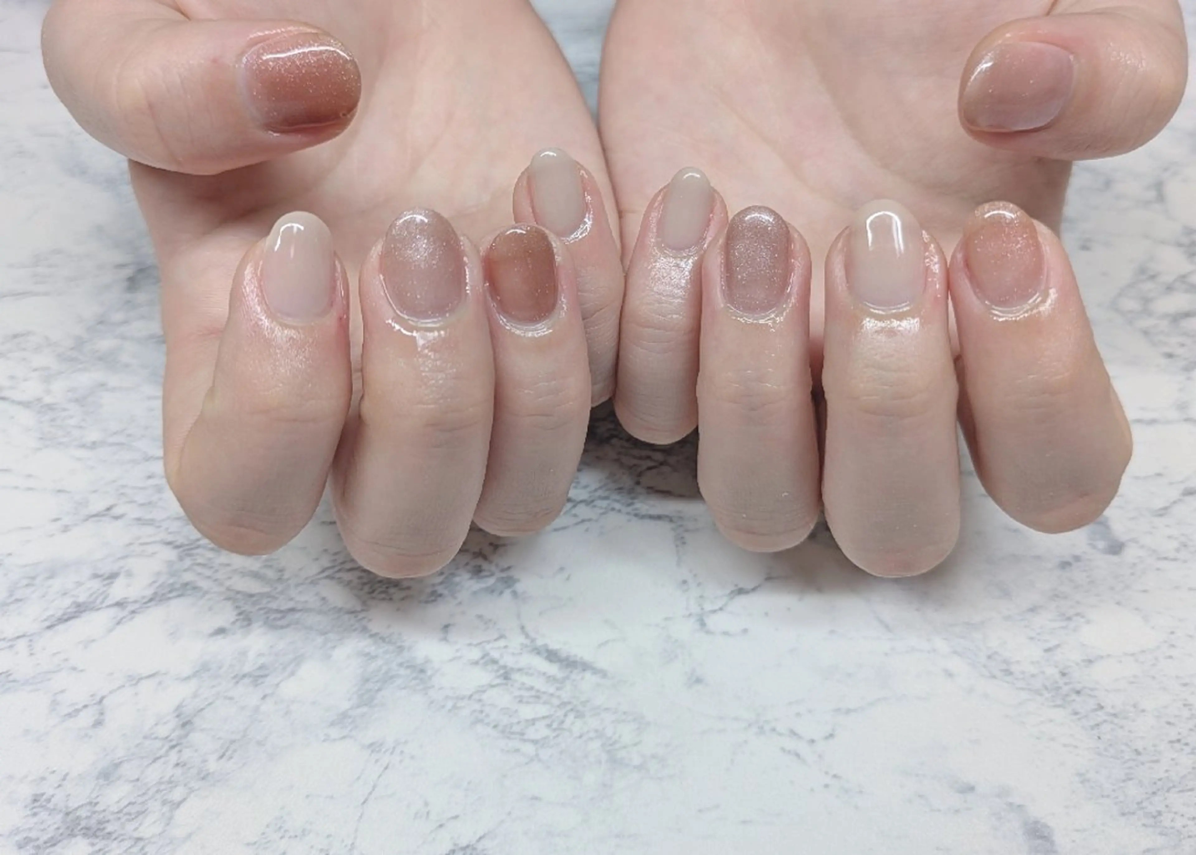 ネイル ワンカラーネイル 末廣 香苗のネイルデザイン