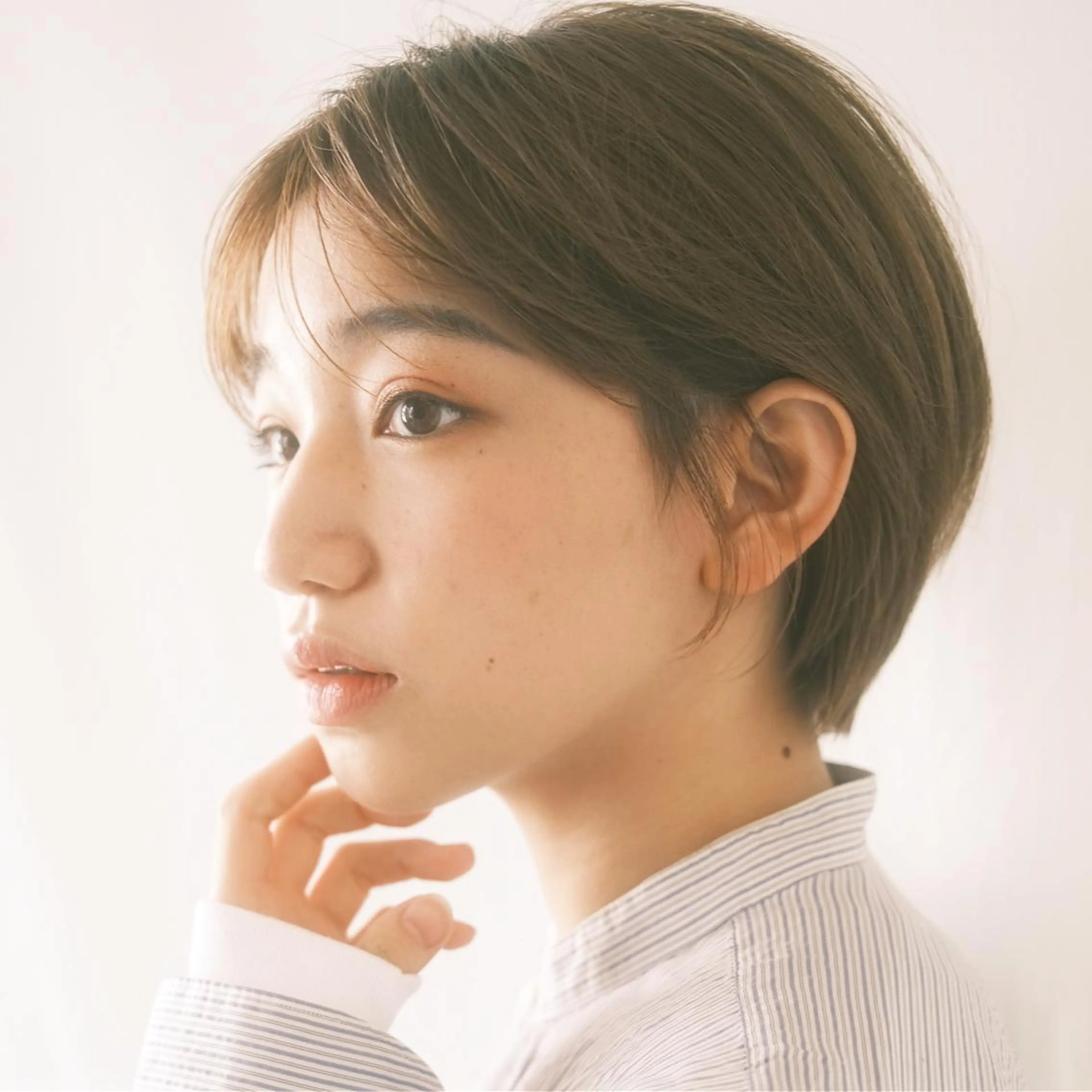 似合わせ小顔ショートカット ・ボブ& ヘアカラー&高級トリートメント✨韓国/レイヤー/ショートヘア/の写真