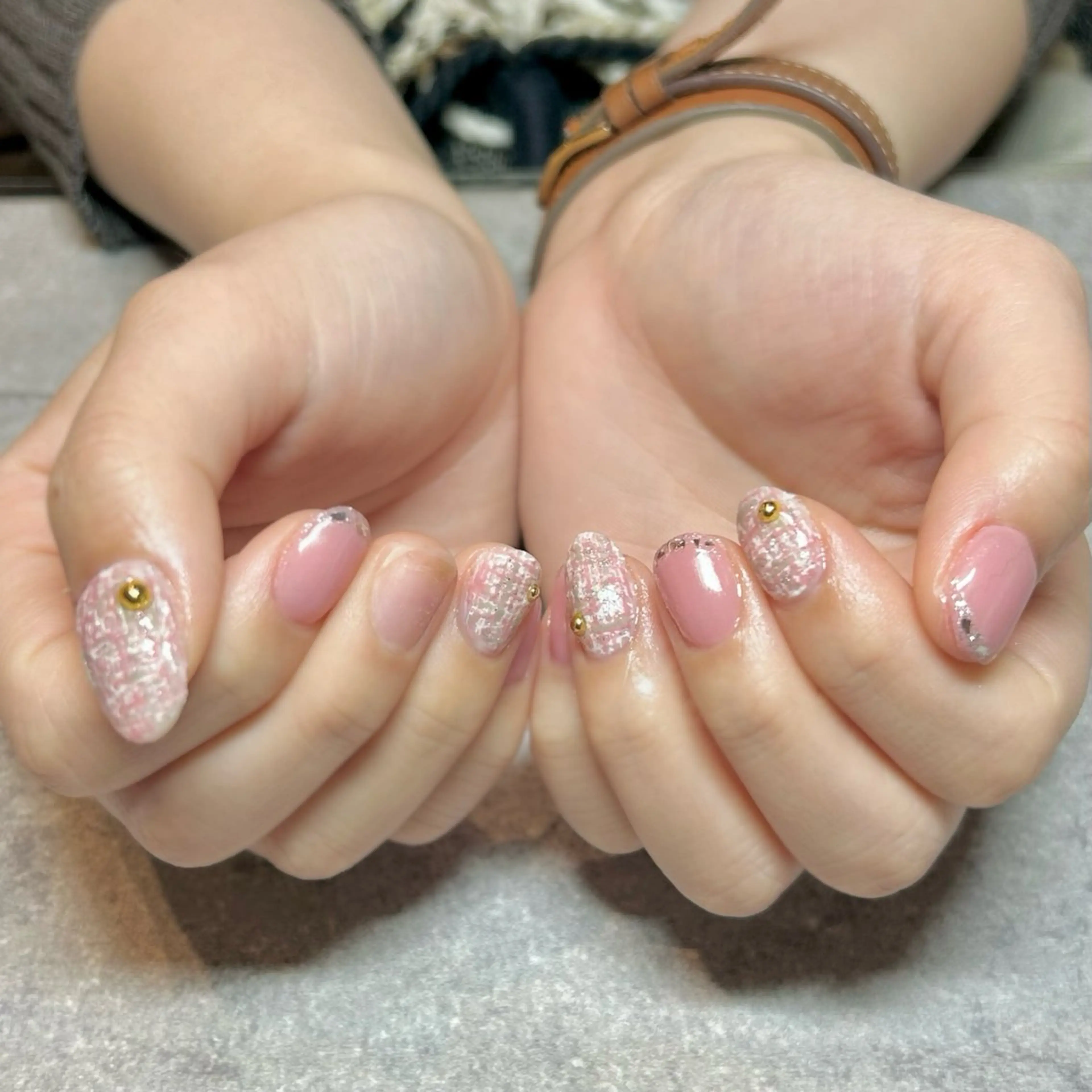 ネイル ワンカラーネイル 春ネイル ハンドネイル K Midoriのネイルデザイン