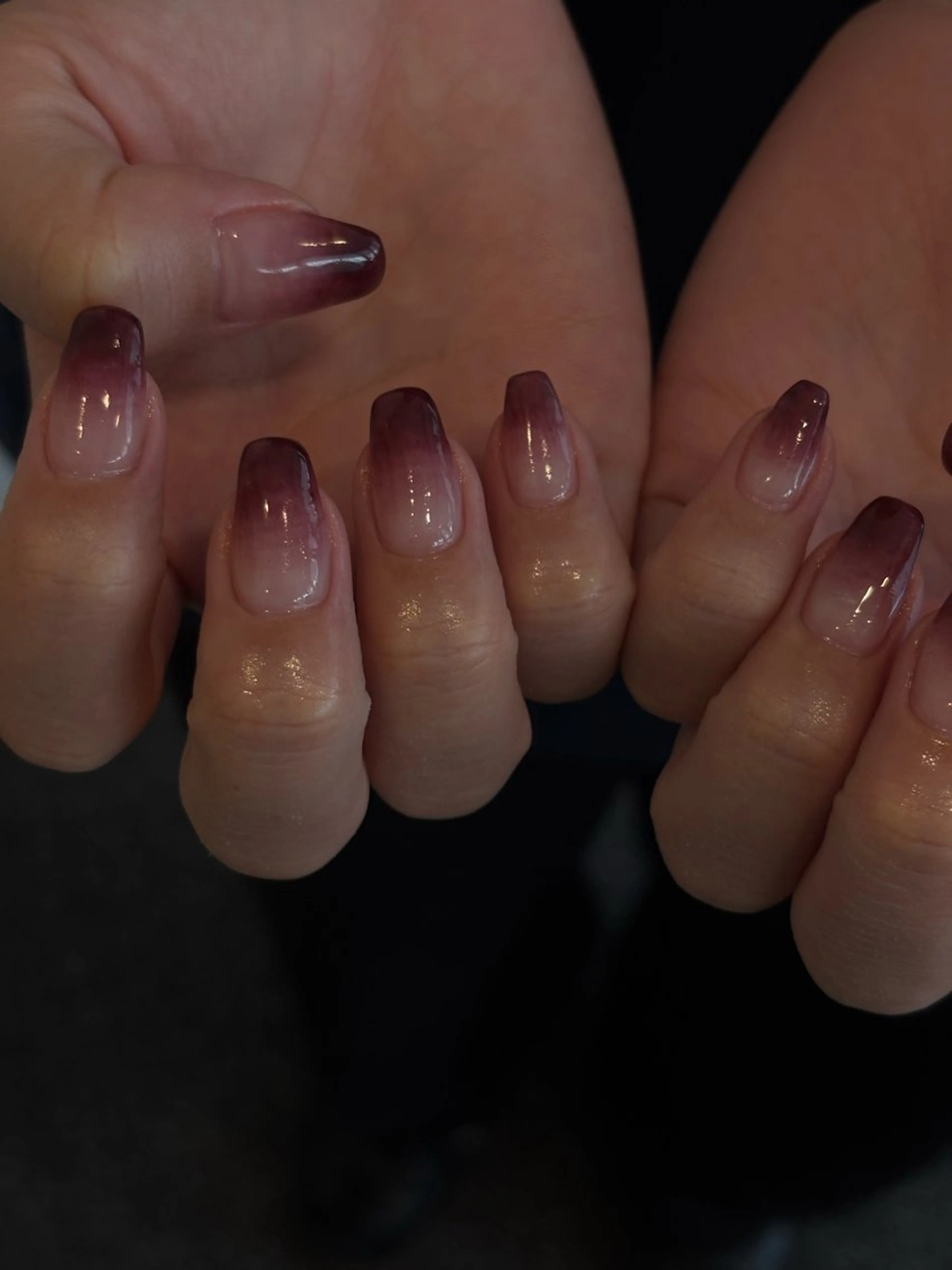 🍇グラデーションネイル🍇【オフケア込み】ラメグラもOK♡の写真