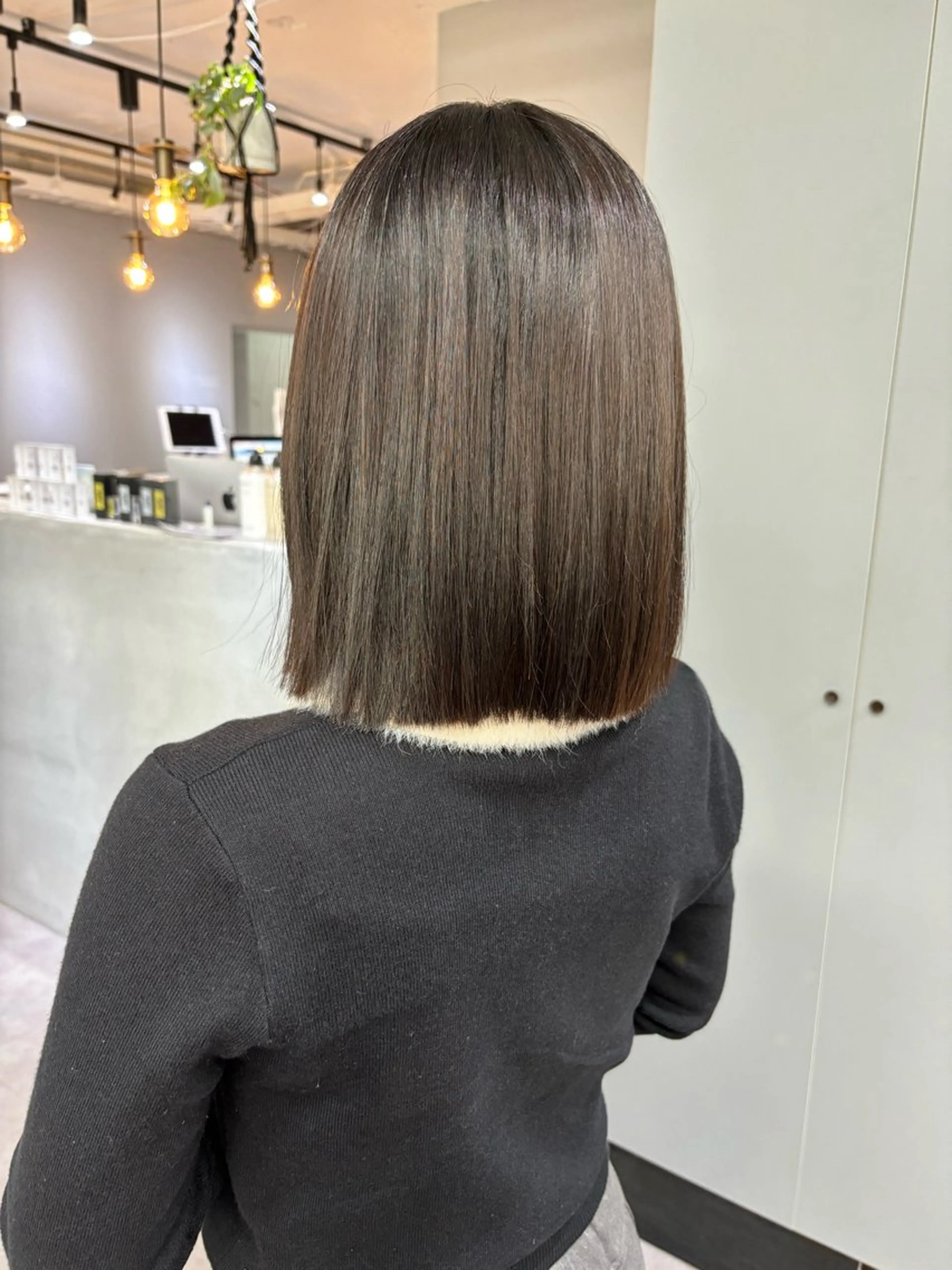 ミディアム カラー ボブ トリートメント きよはらちさき🍑 柔らかカラー🌱🫧のヘアスタイル