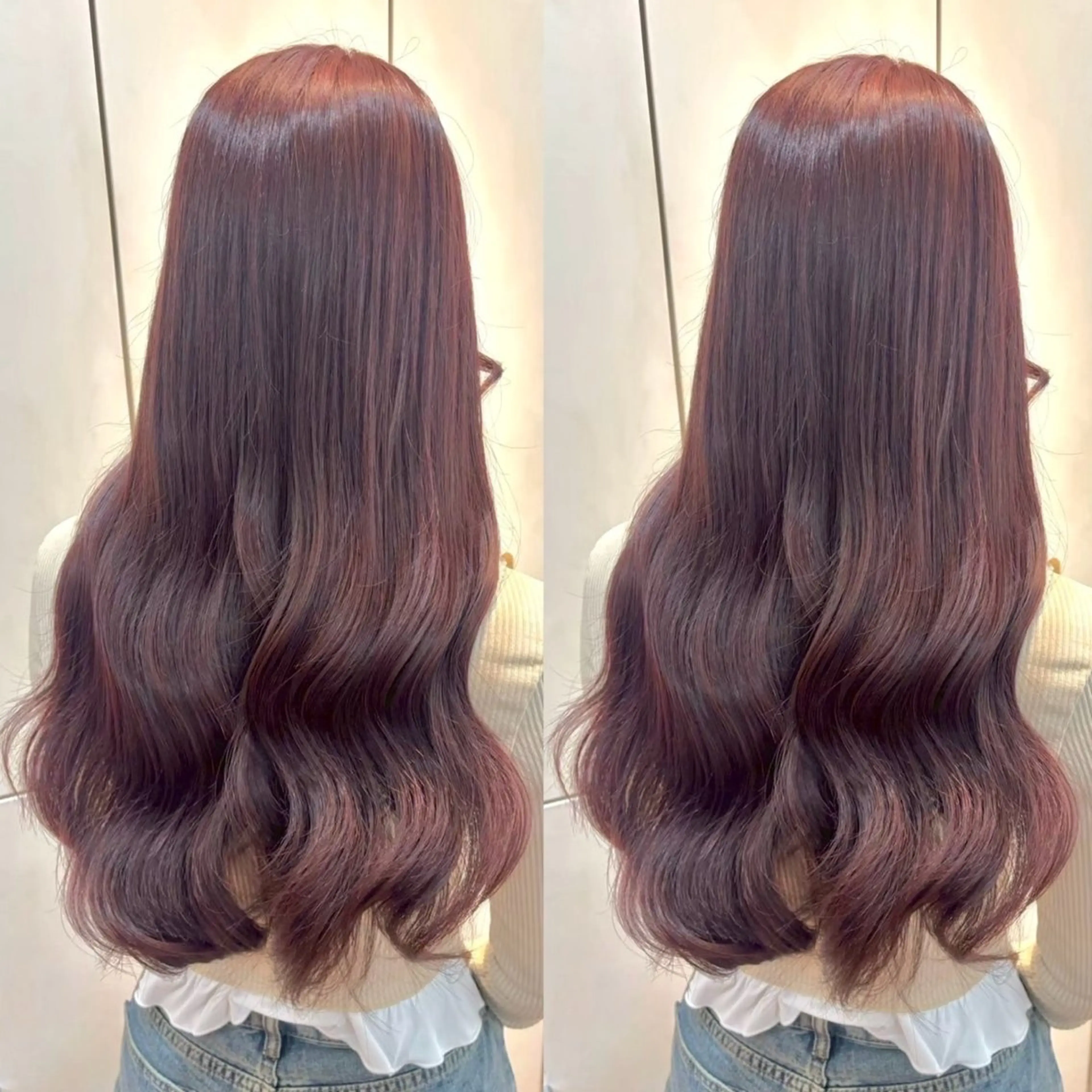 カラー ヘアメ🎀推しカラー 🥣横浜/しほ🧸のヘアスタイル