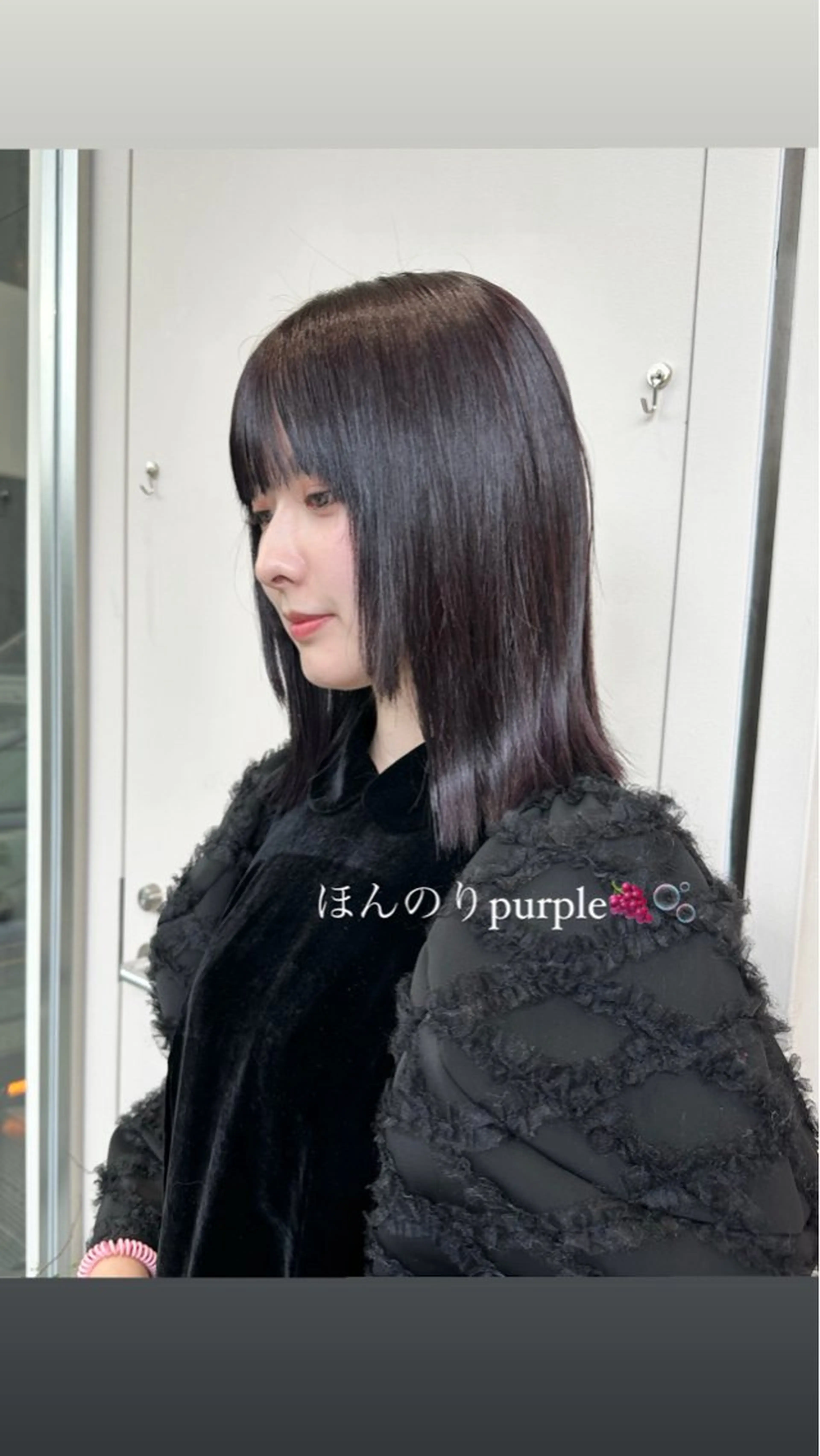 ミディアム カラー MINXshibuya所属・レイヤー/艶髪/ 透明感/千葉詩優のヘアスタイル