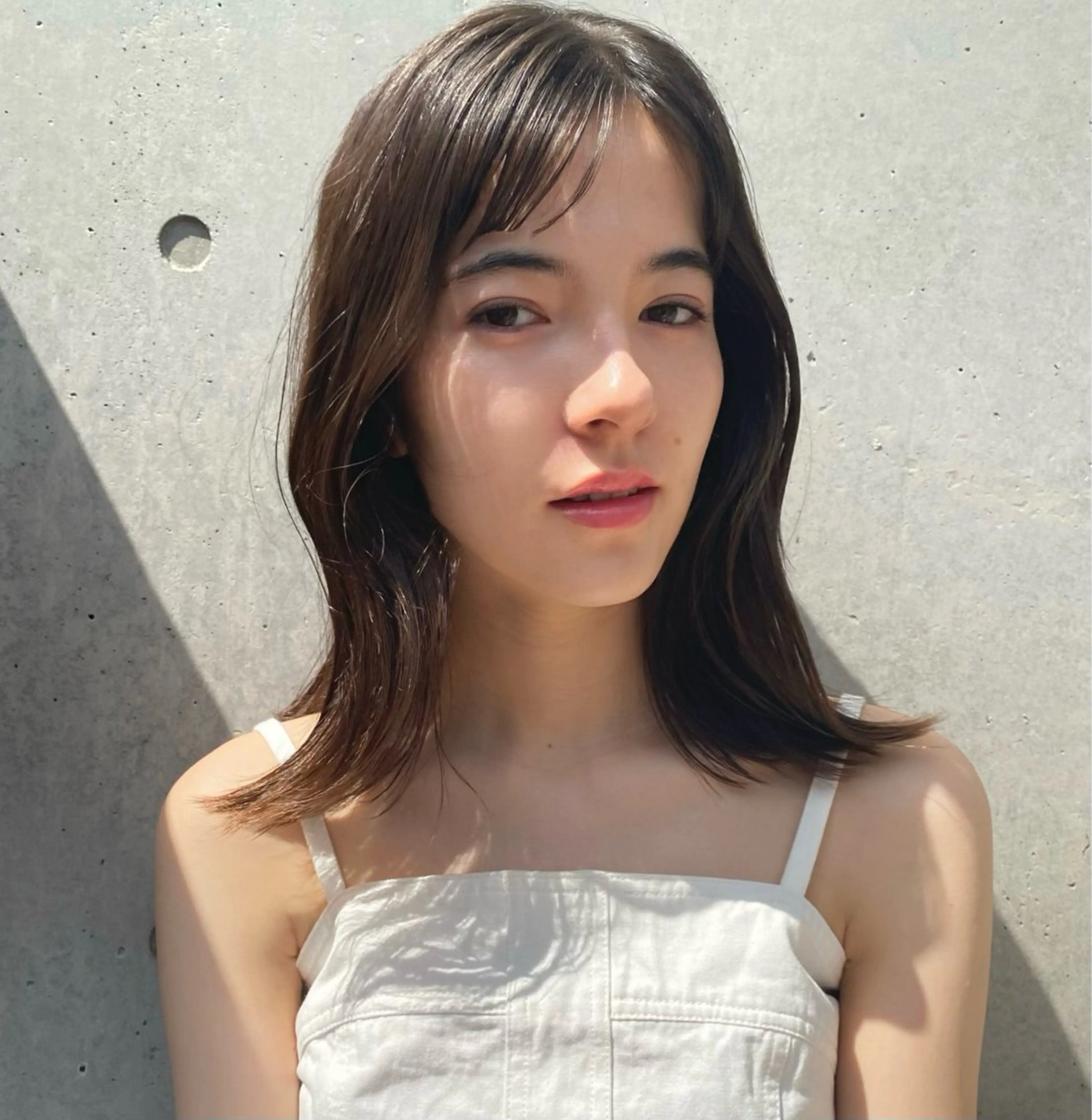 セミロング カット トリートメント ボブ／レイヤー／艶 🦕risa  森下のヘアスタイル