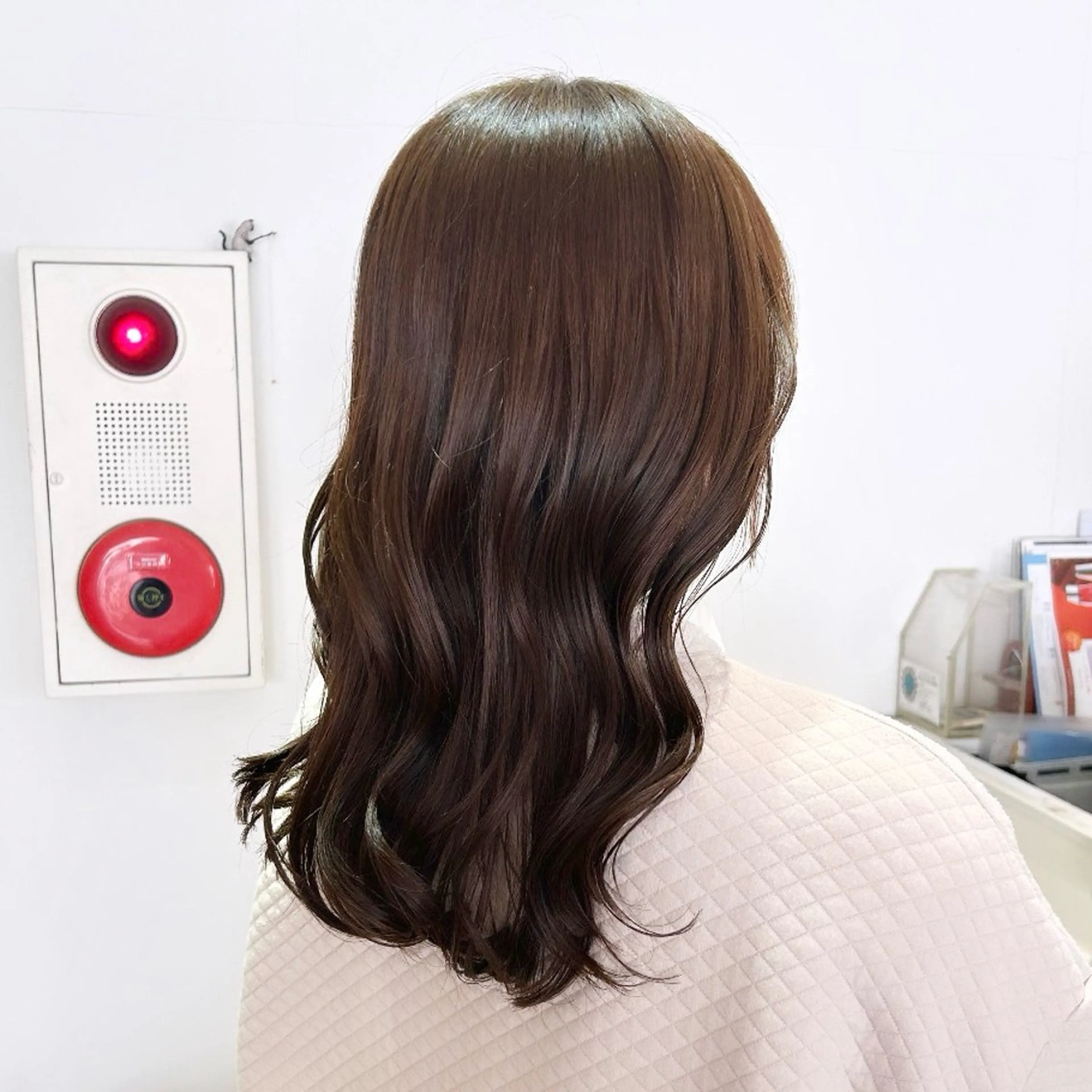 ロング カラー ヘアアレンジ カット ヘアカラー 吉水 彩乃 /ボブ/透明感カラーのヘアスタイル