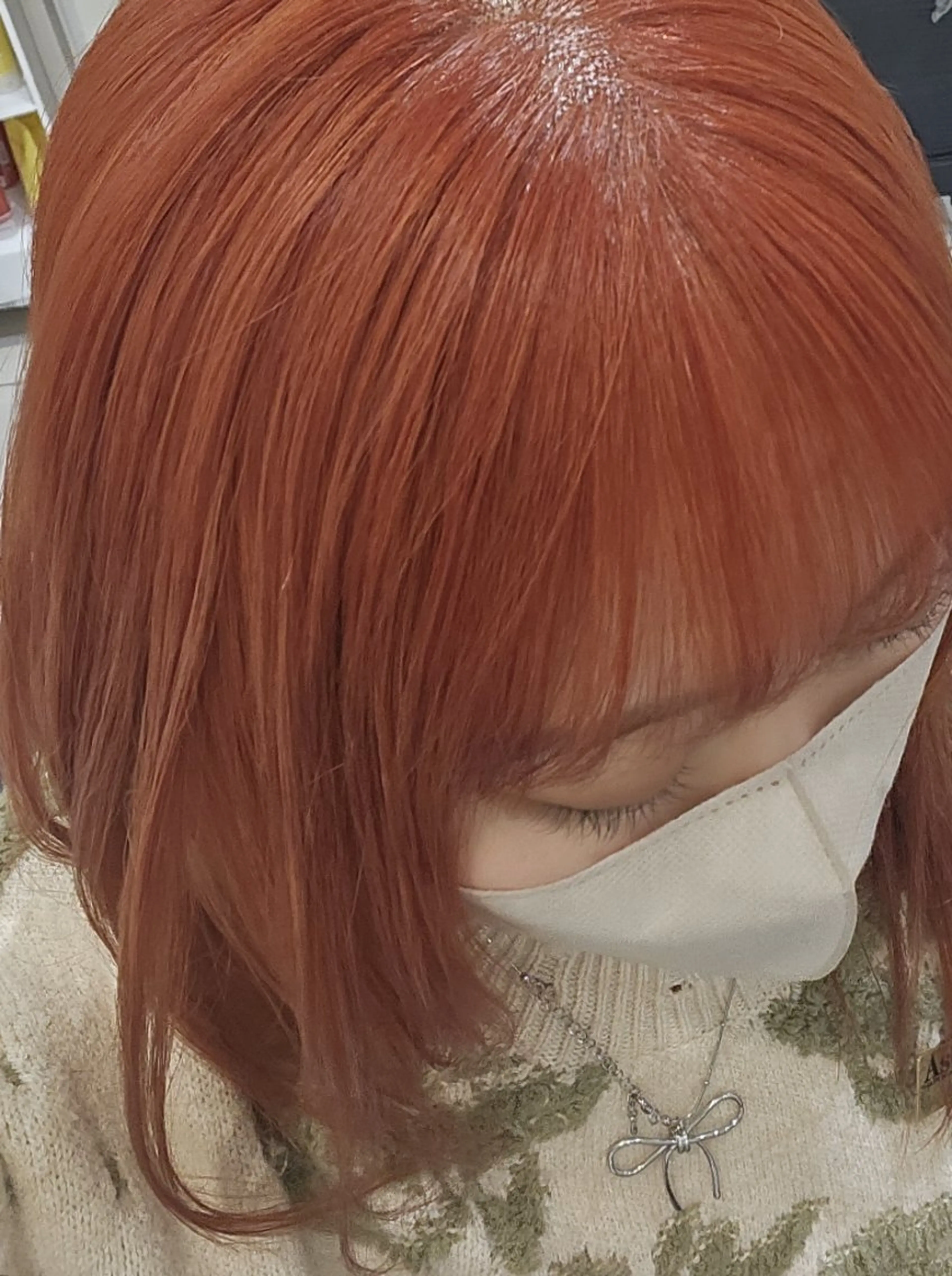 ミディアム カラー カット ヘアカラー トリートメント ナチュラル暖色カラー 🤎 佐藤栞のヘアスタイル