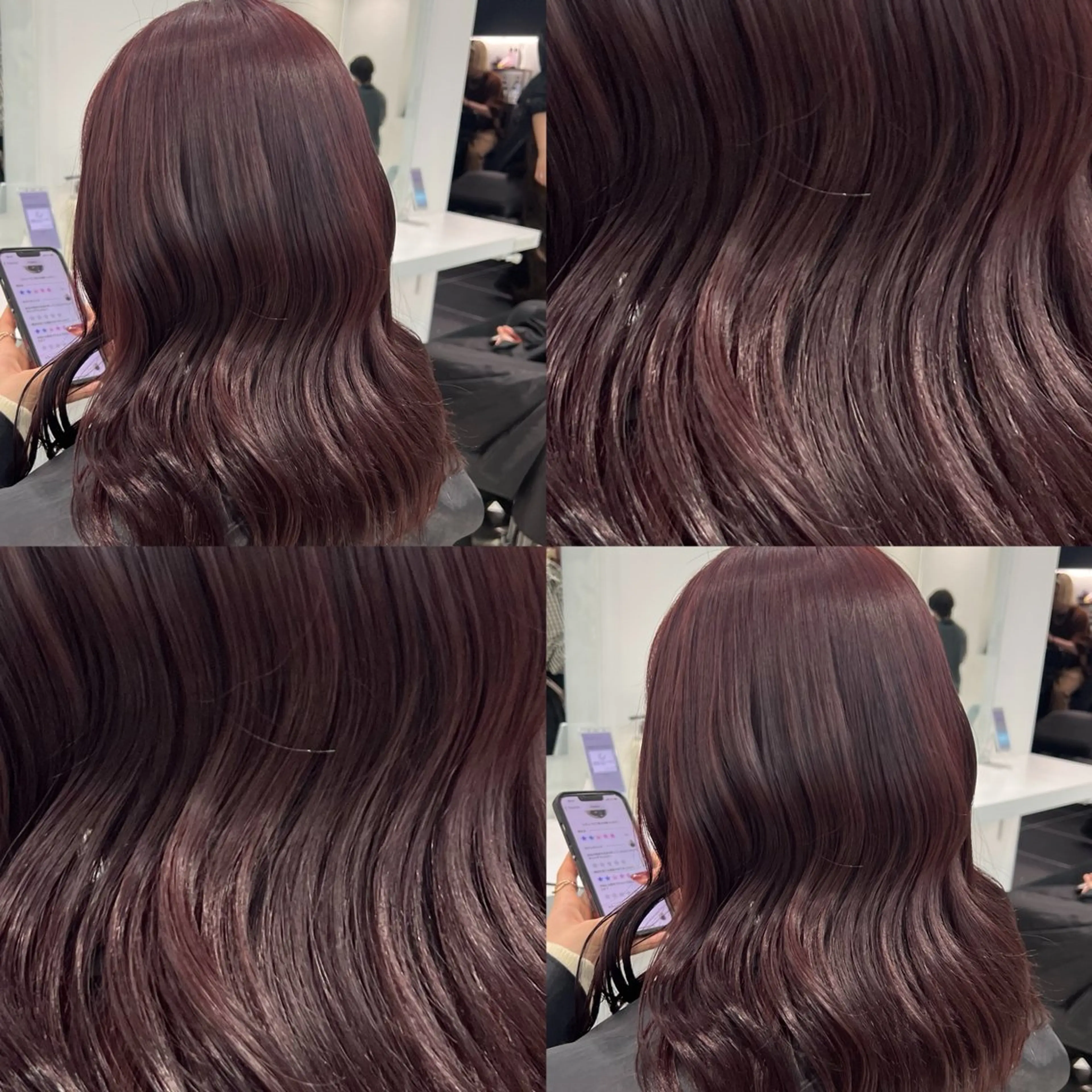 ロング カラー ブリーチ ダブルカラー ブリーチなしカラー レッドカラー 髪質改善 カット ヘアカラー トリートメント ヘッドスパ ヘアセット 💖SAE💖 銀座美容師のヘアスタイル