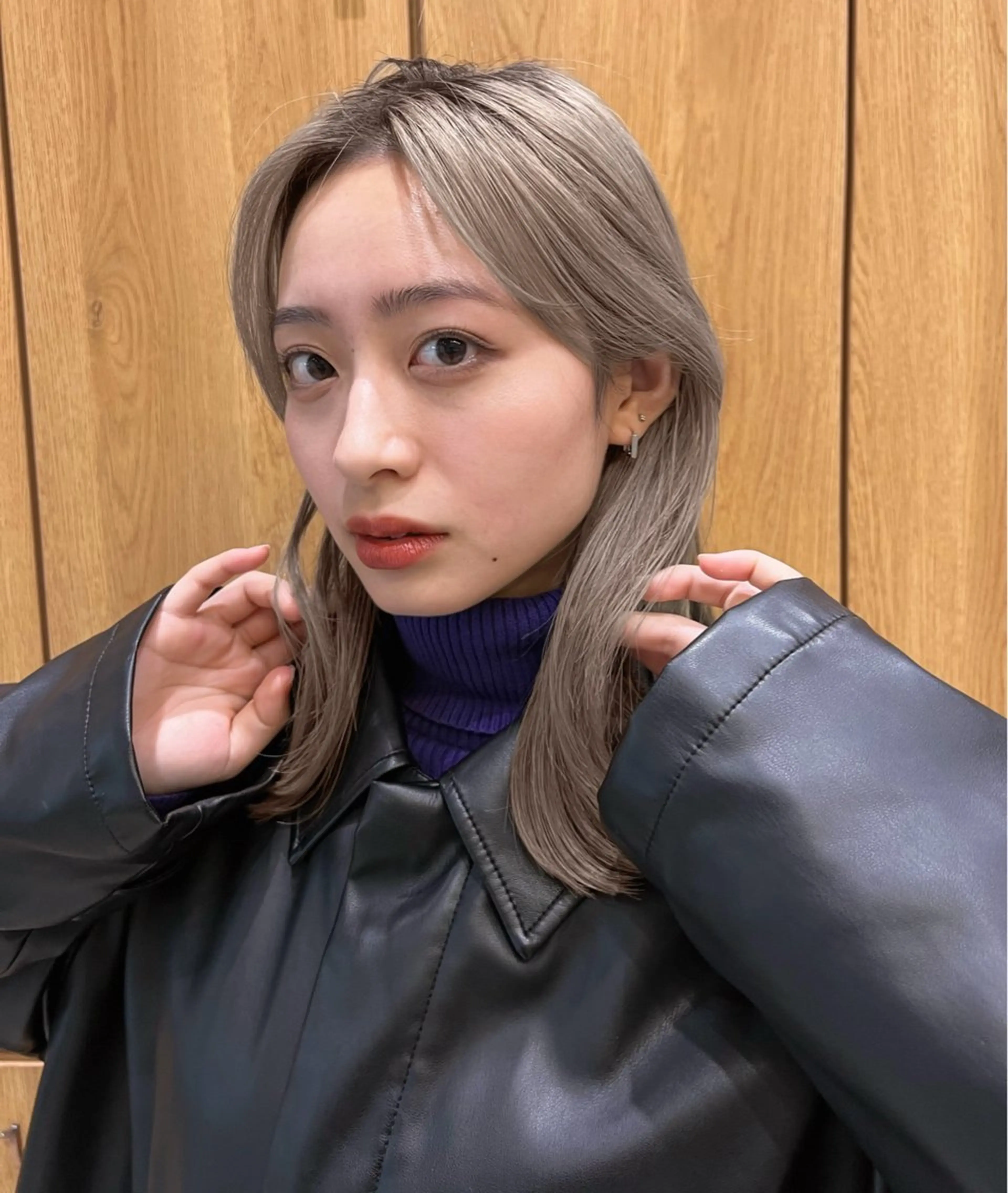 セミロング カラー 透明感/ダブルカラー /kazui🐈のヘアスタイル