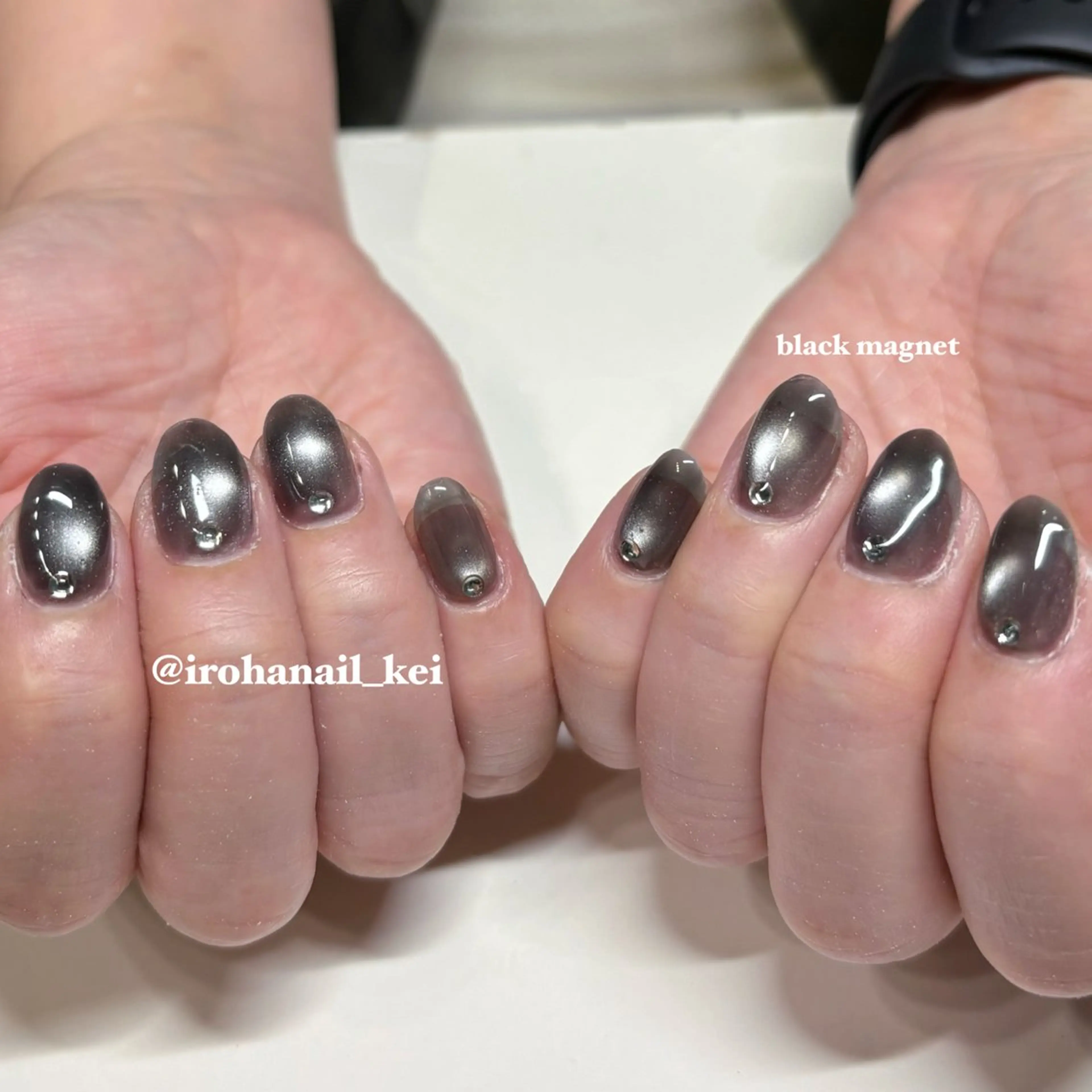 ネイル マグネットネイル IROHA NAIL_けい🐶のネイルデザイン