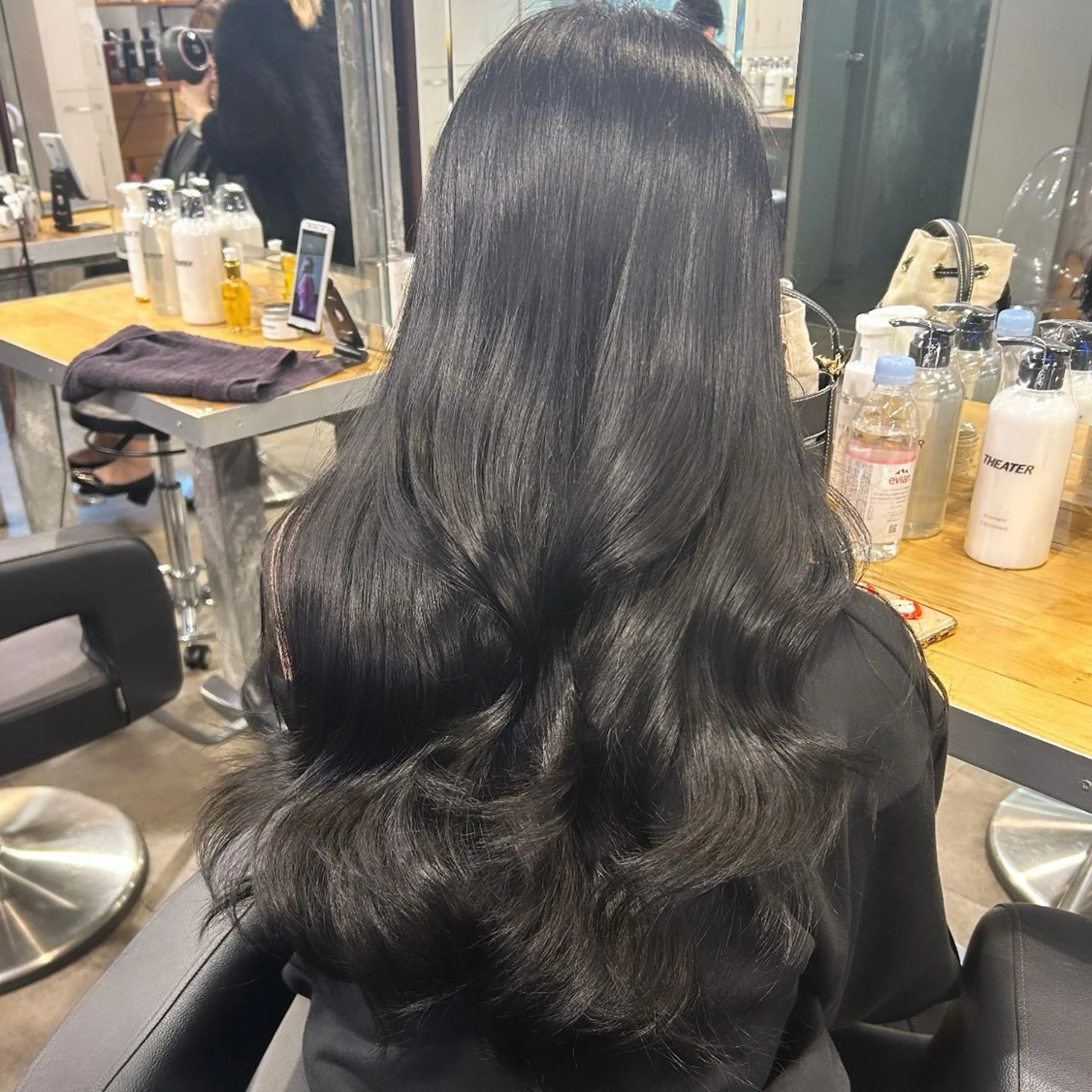 ロング IS所属・横浜美容室/透明感 カラー/レイヤーのヘアスタイル