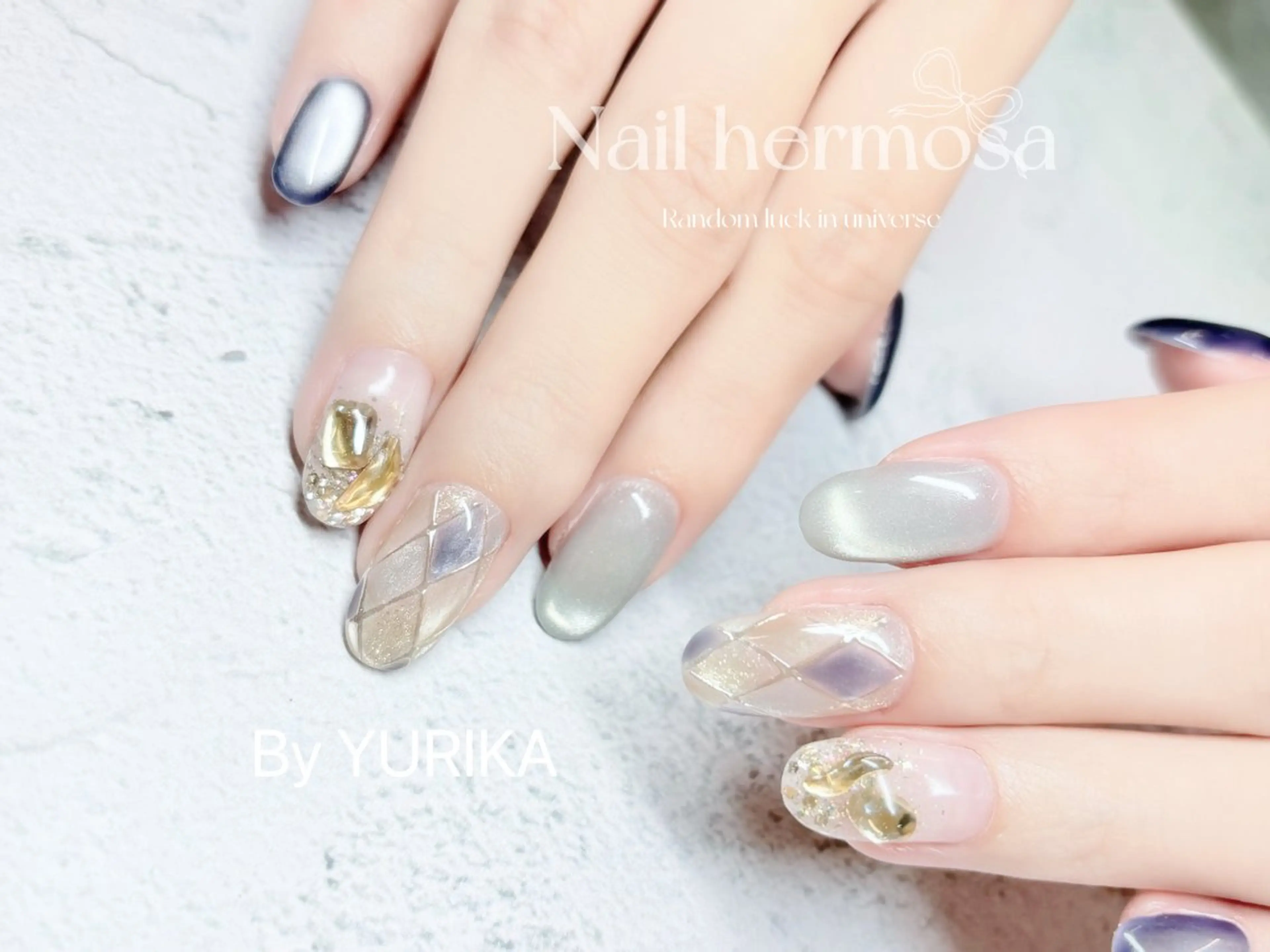 ネイル フラッシュネイル フットネイル ジェルネイル 韓国ネイル マグネットネイル ハンドネイル ネイル エルモサのネイルデザイン