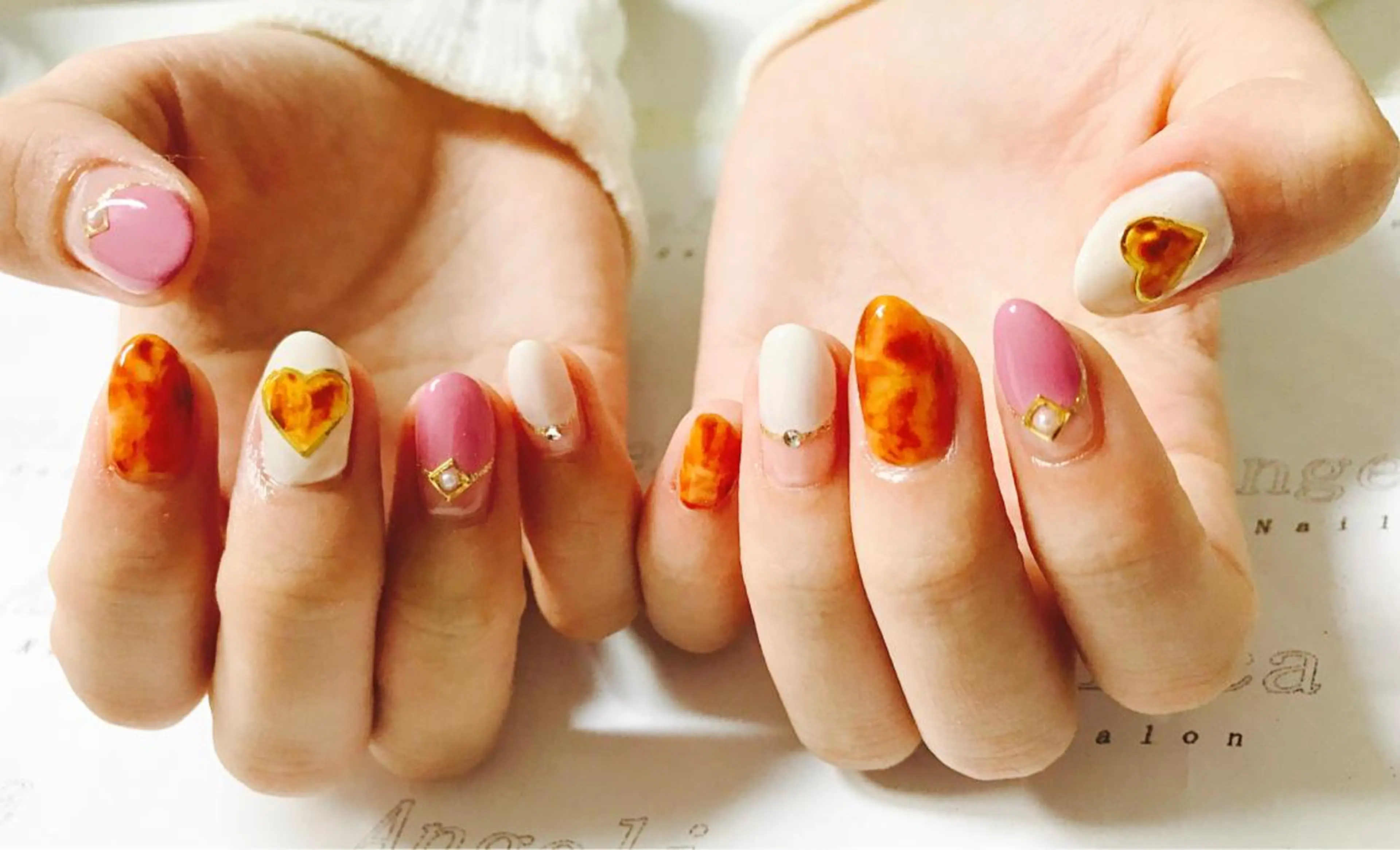 ネイル ハンドネイル Angelica ネイリストのネイルデザイン