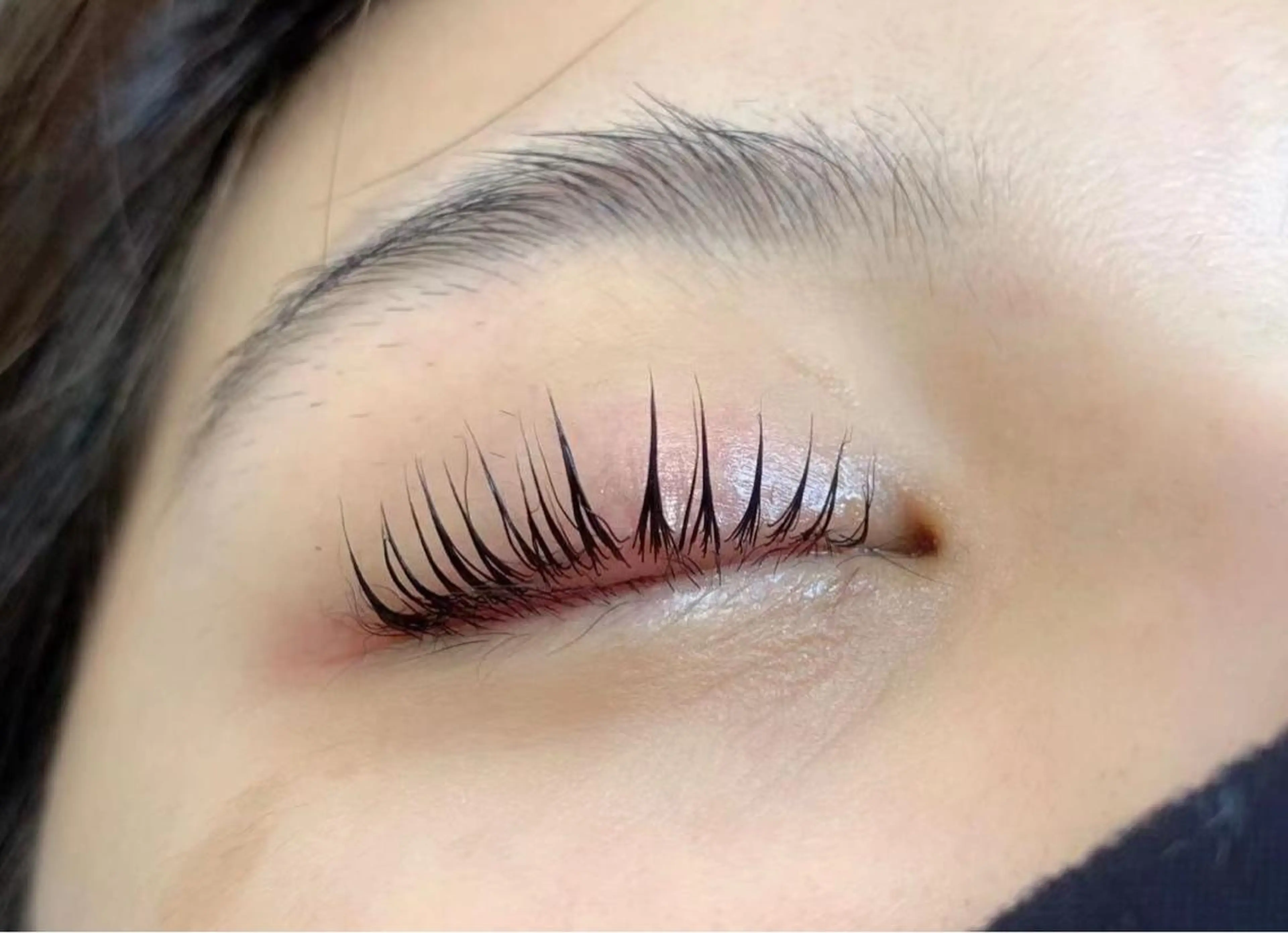 🌈🌈まつげパーマデザイン4️⃣、束感仕上がりタイプ、2️⃣回以降3600円の写真