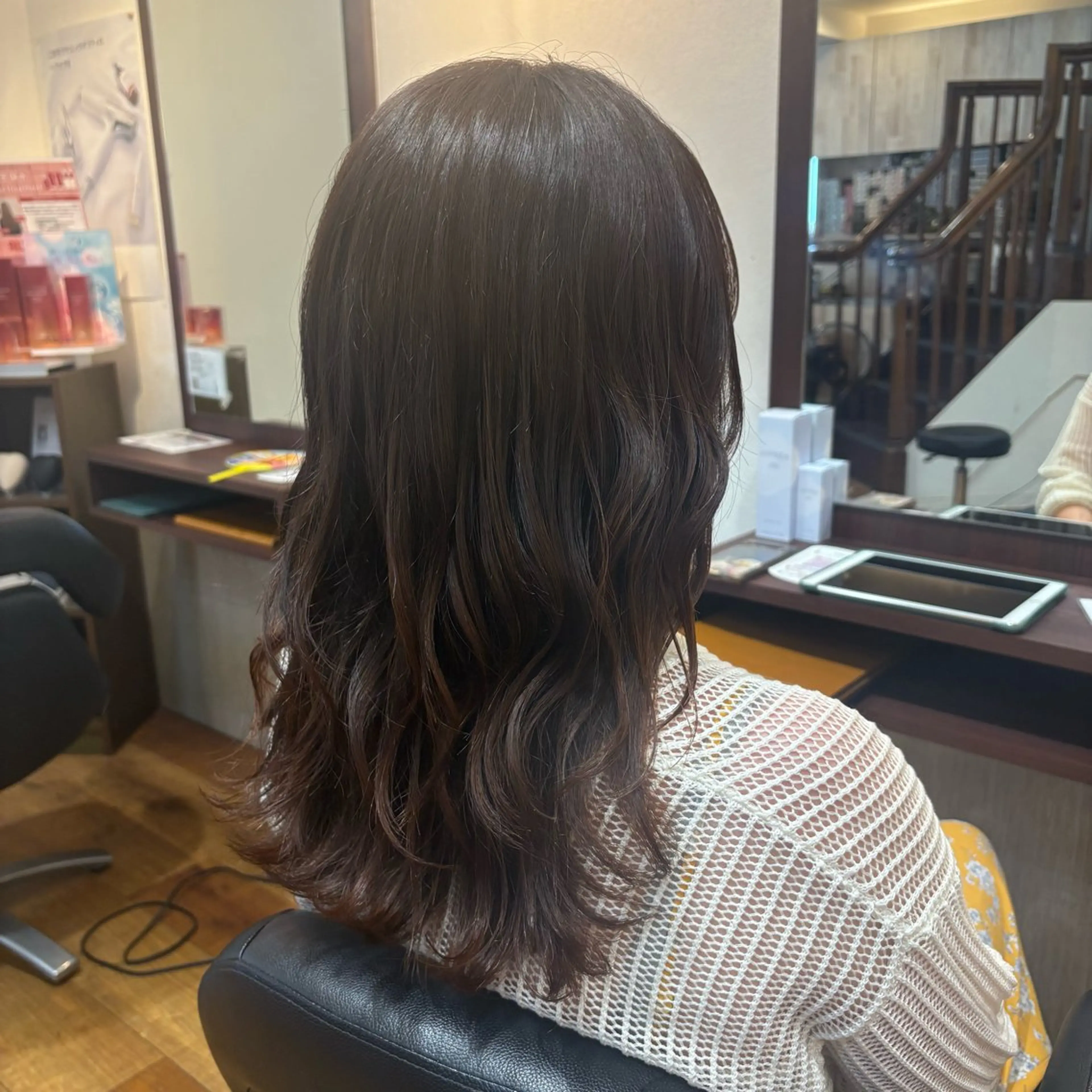 ロング MOLLASALON 浅香山店所属・髪質改善カラー 縮毛矯正🤍辻桃加のヘアスタイル