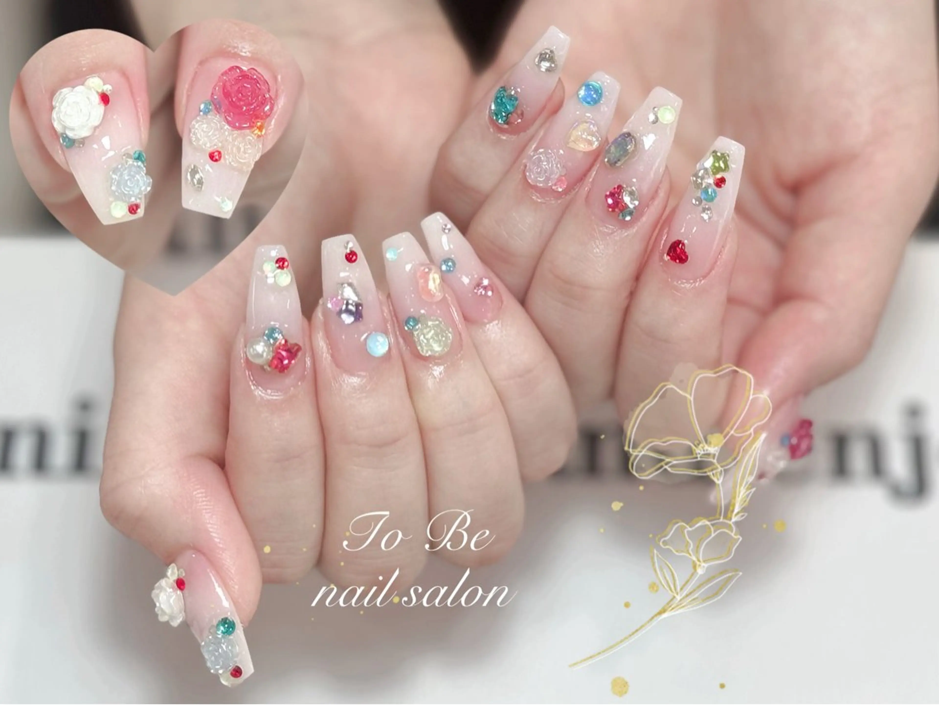 ネイル ハンドネイル Nail Salon To Be珈月のネイルデザイン