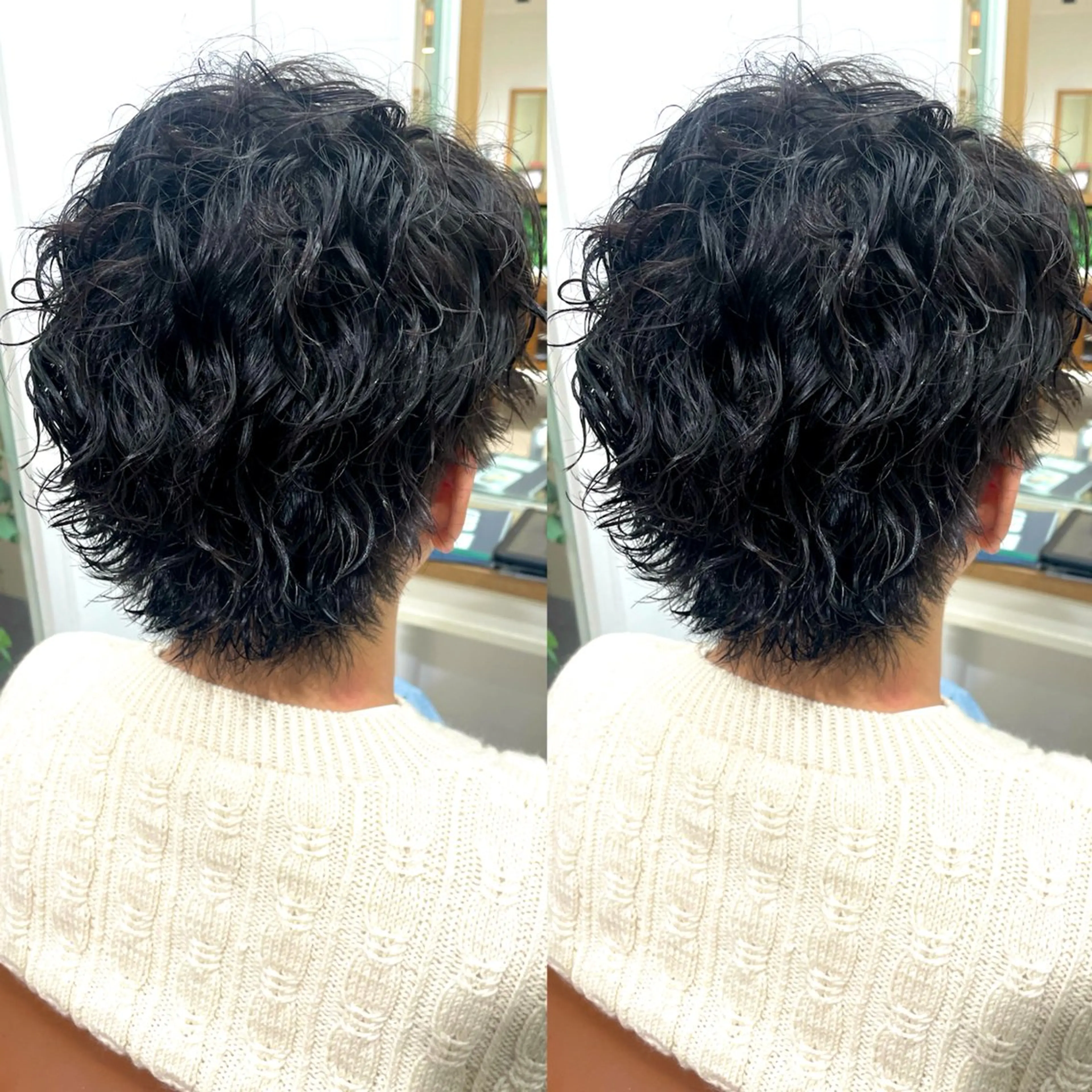 【朝のセットが楽になります☀️】メンズカット✖️パーマ✖️ダメージケアトリートメント🫧の写真