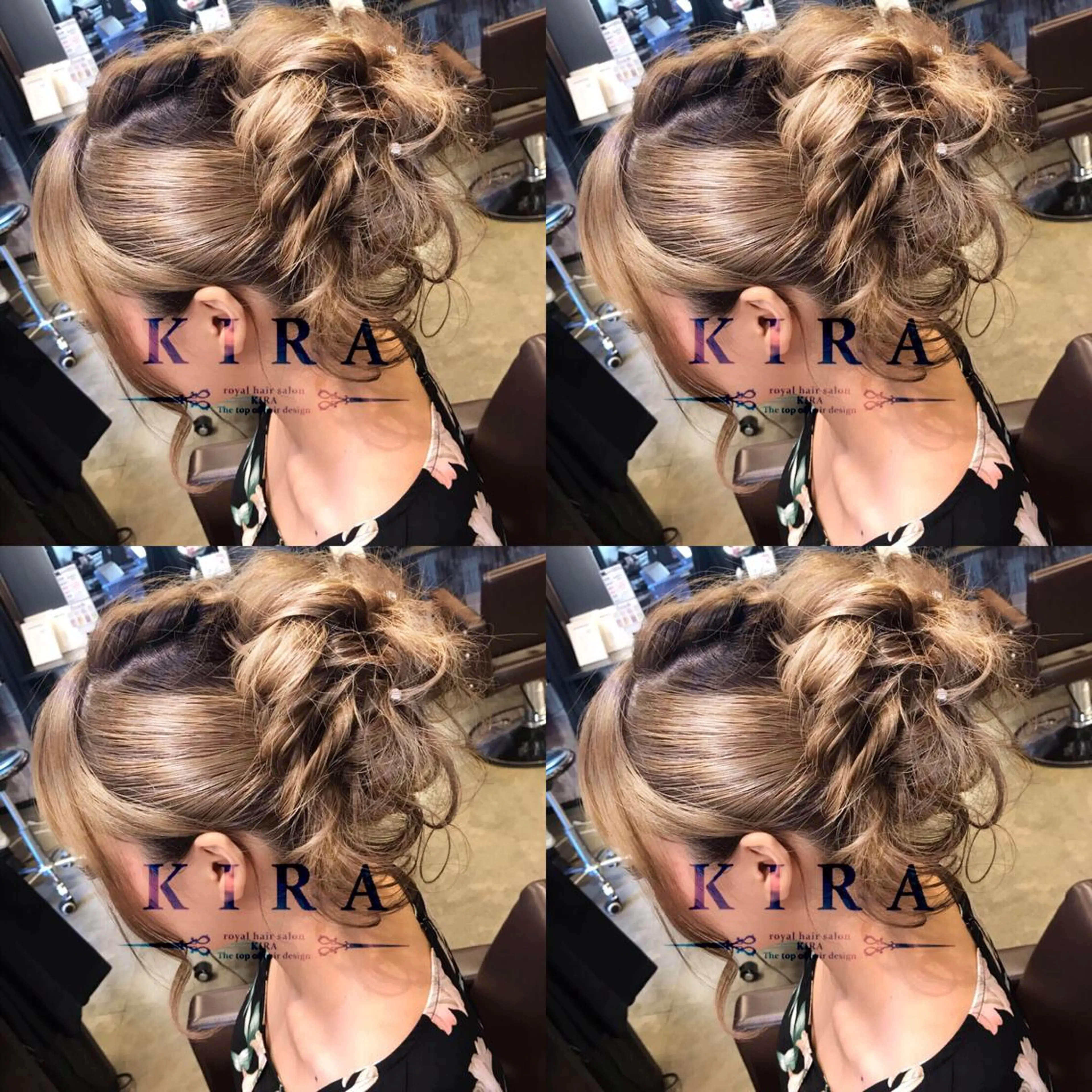 カラー ヘアアレンジ ヘアセット KIRA スズキ タクヤ／店長のヘアスタイル