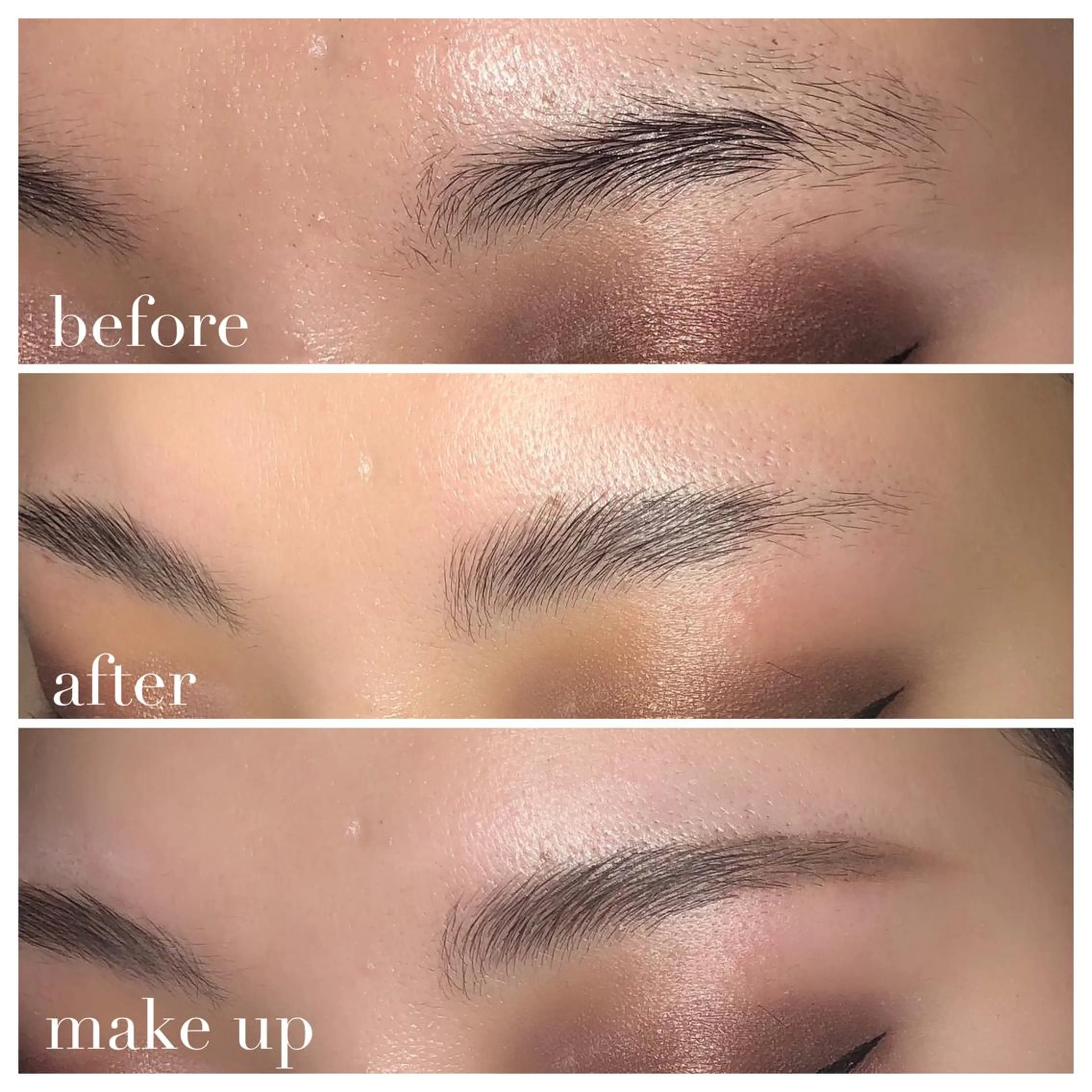 ハリウッドブロウリフトの写真